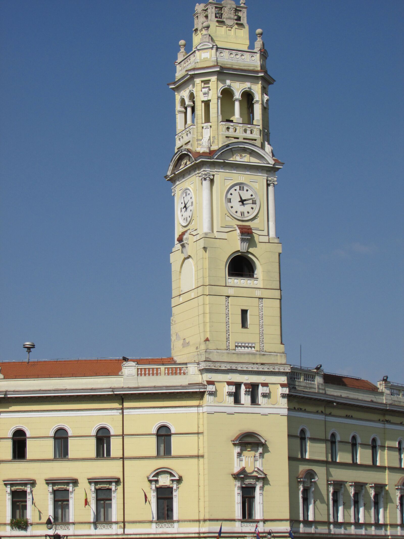 Canon PowerShot SX500 IS sample photo. City hall, tower, oradea photography
