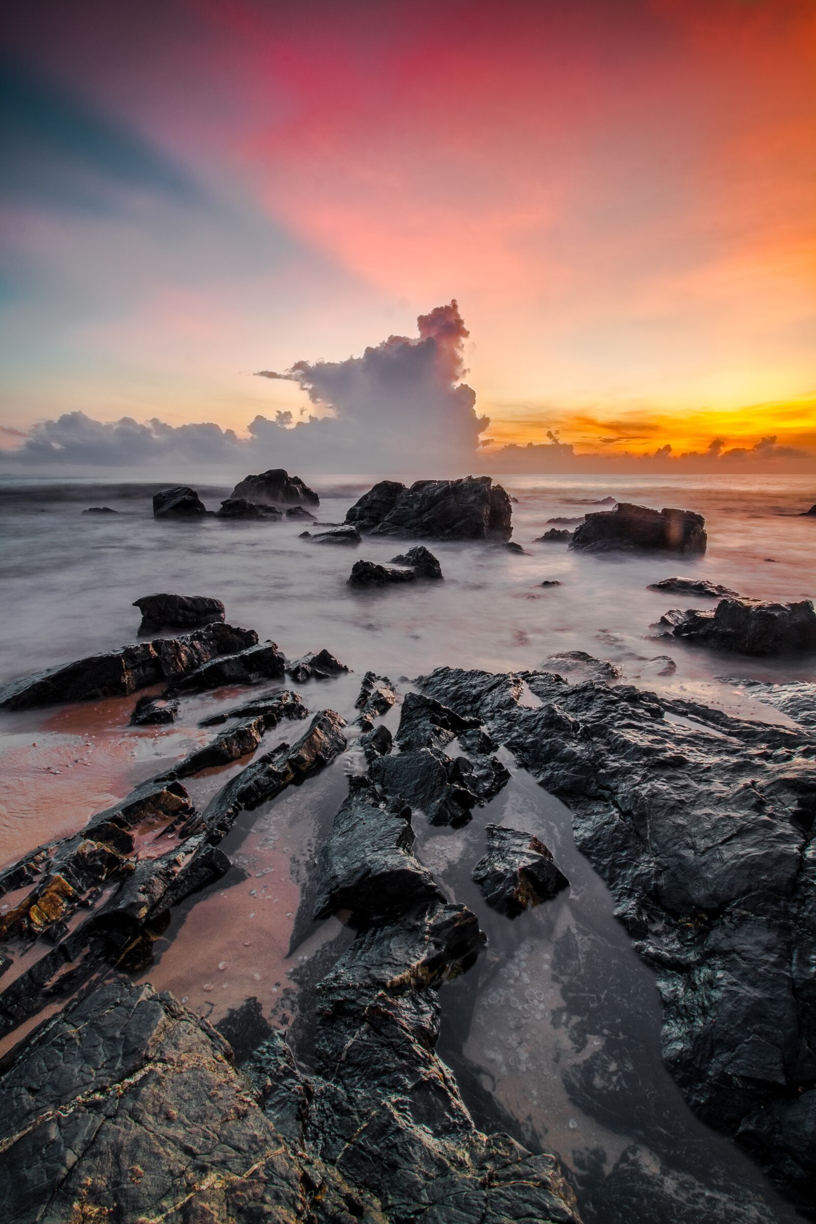 Canon EOS 70D sample photo. Water, sunset, seashore photography