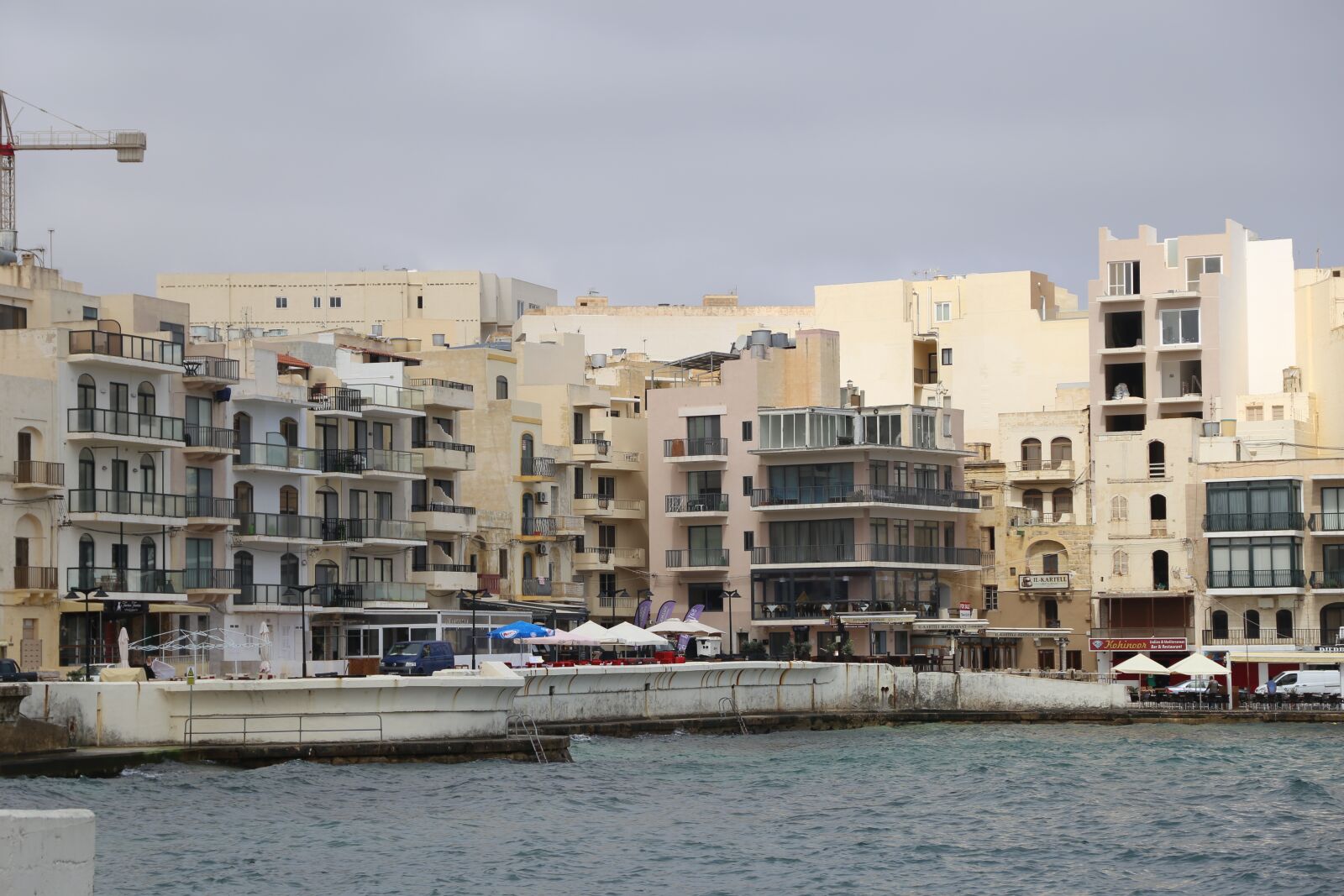 Canon EF 24-105mm F3.5-5.6 IS STM sample photo. Gozo, marsalforn, buildings photography