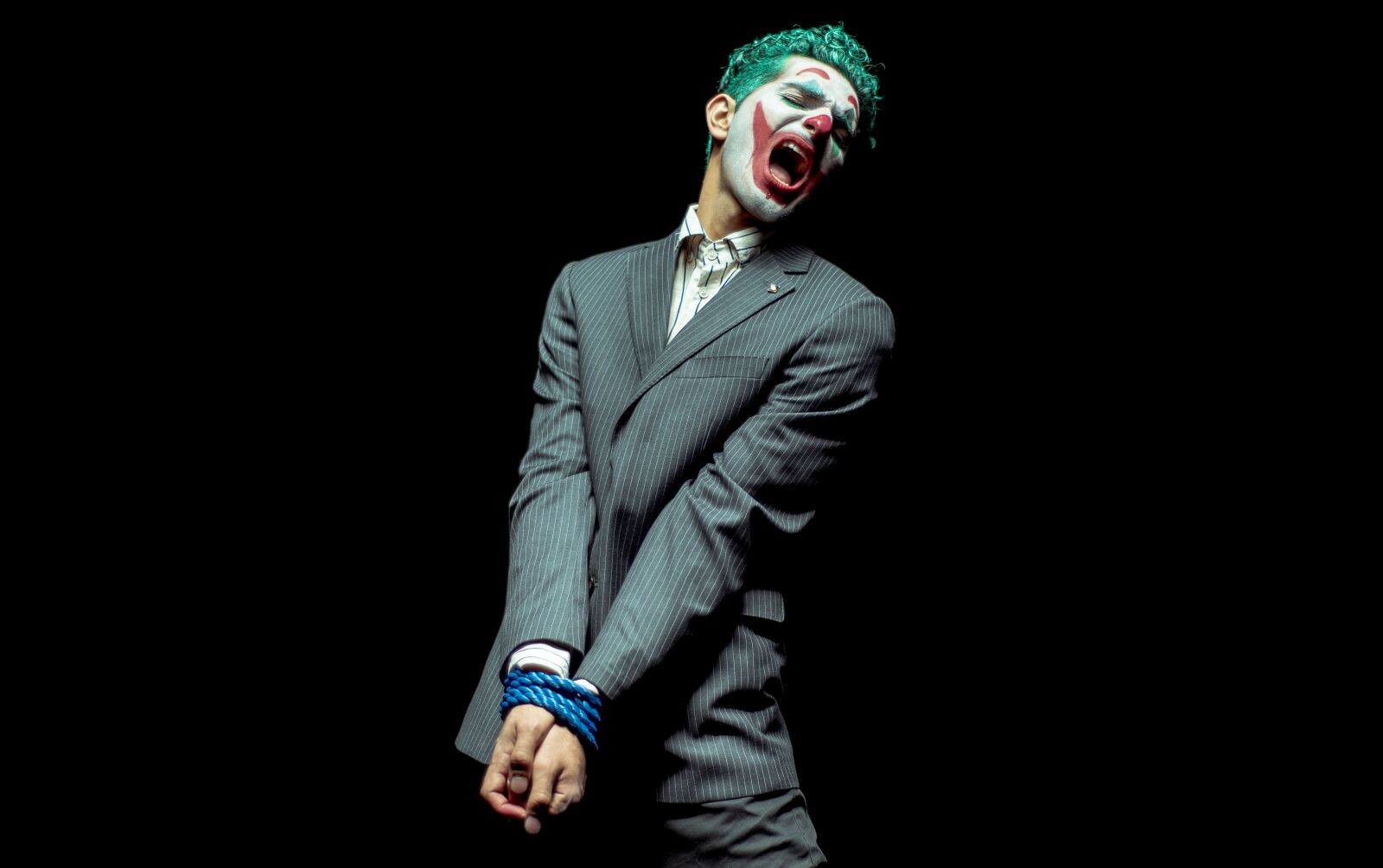 Nikon D750 sample photo. Joker, makeup, guilty photography