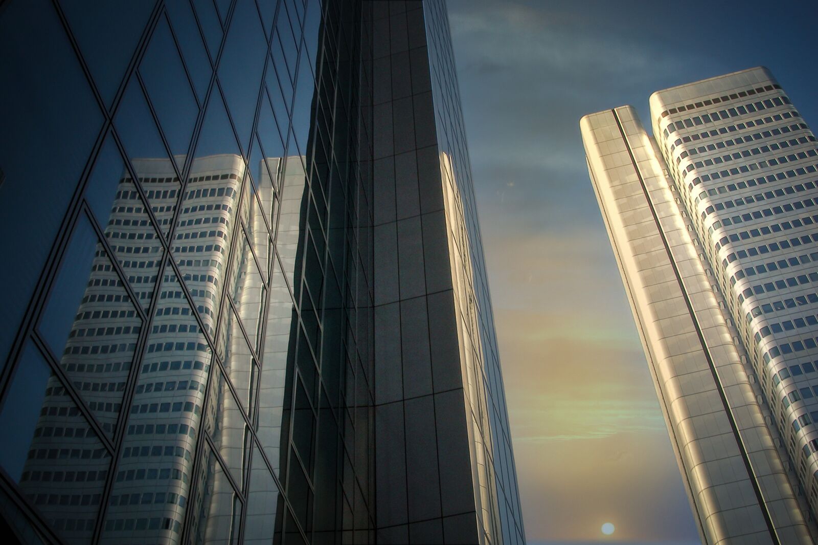 Nikon E5700 sample photo. Skyscrapers, modern, offices photography