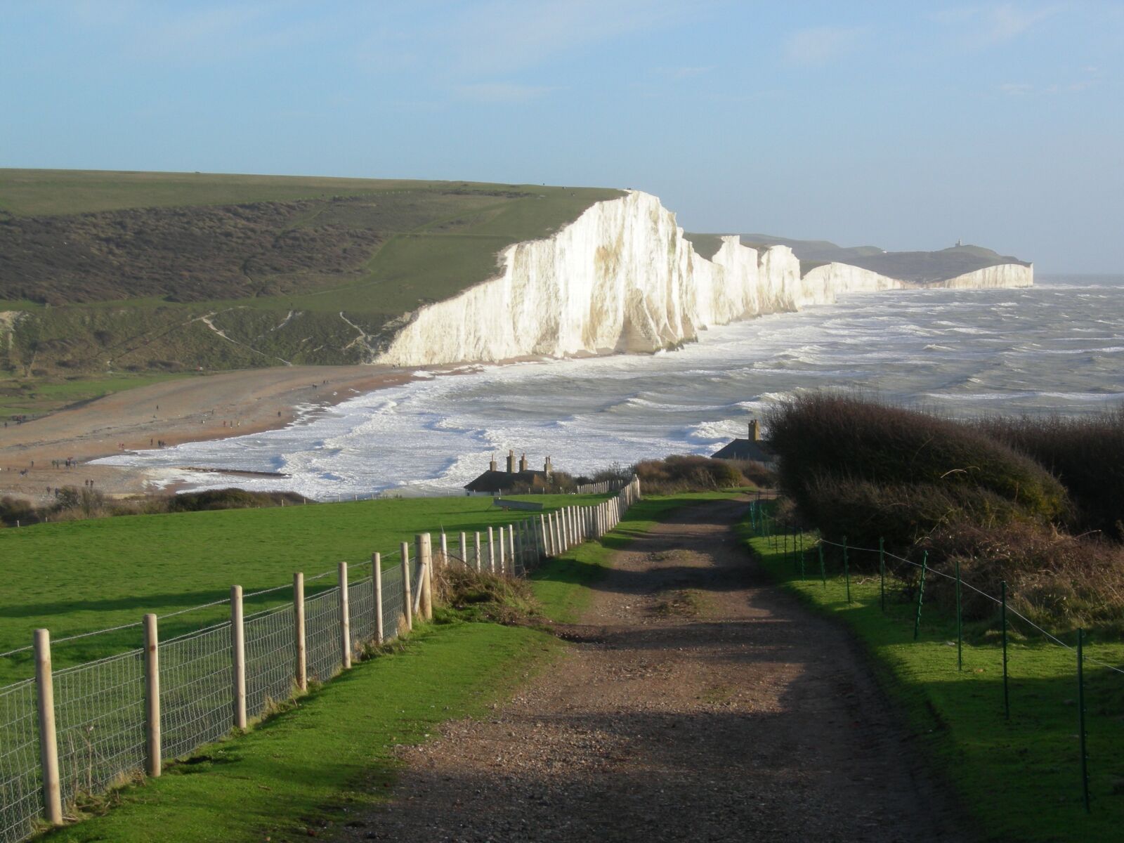 Nikon COOLPIX P1 sample photo. Seven sisters, sussex, england photography