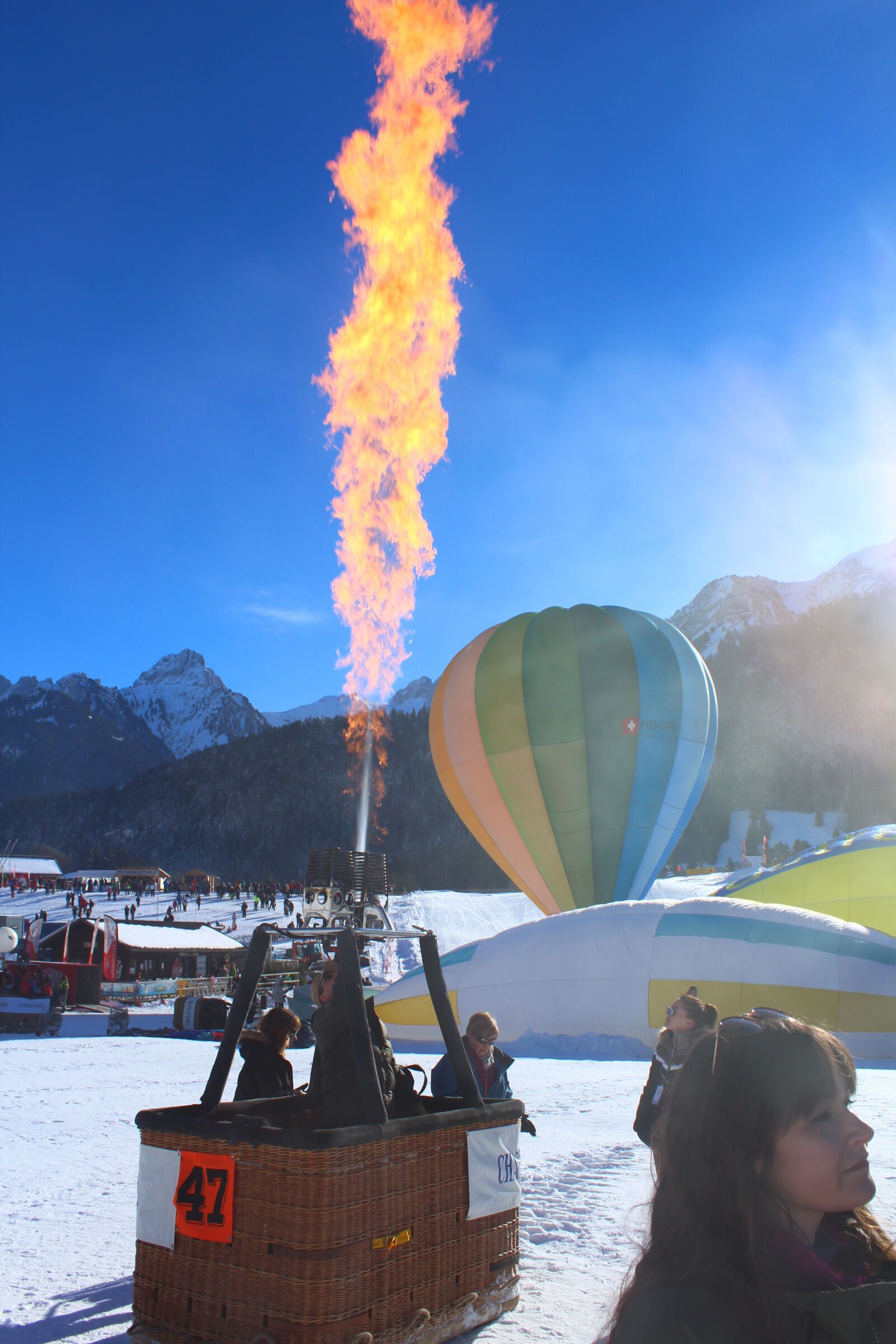 Canon EOS 1200D (EOS Rebel T5 / EOS Kiss X70 / EOS Hi) sample photo. Alps, ballooing, balloon, fire photography
