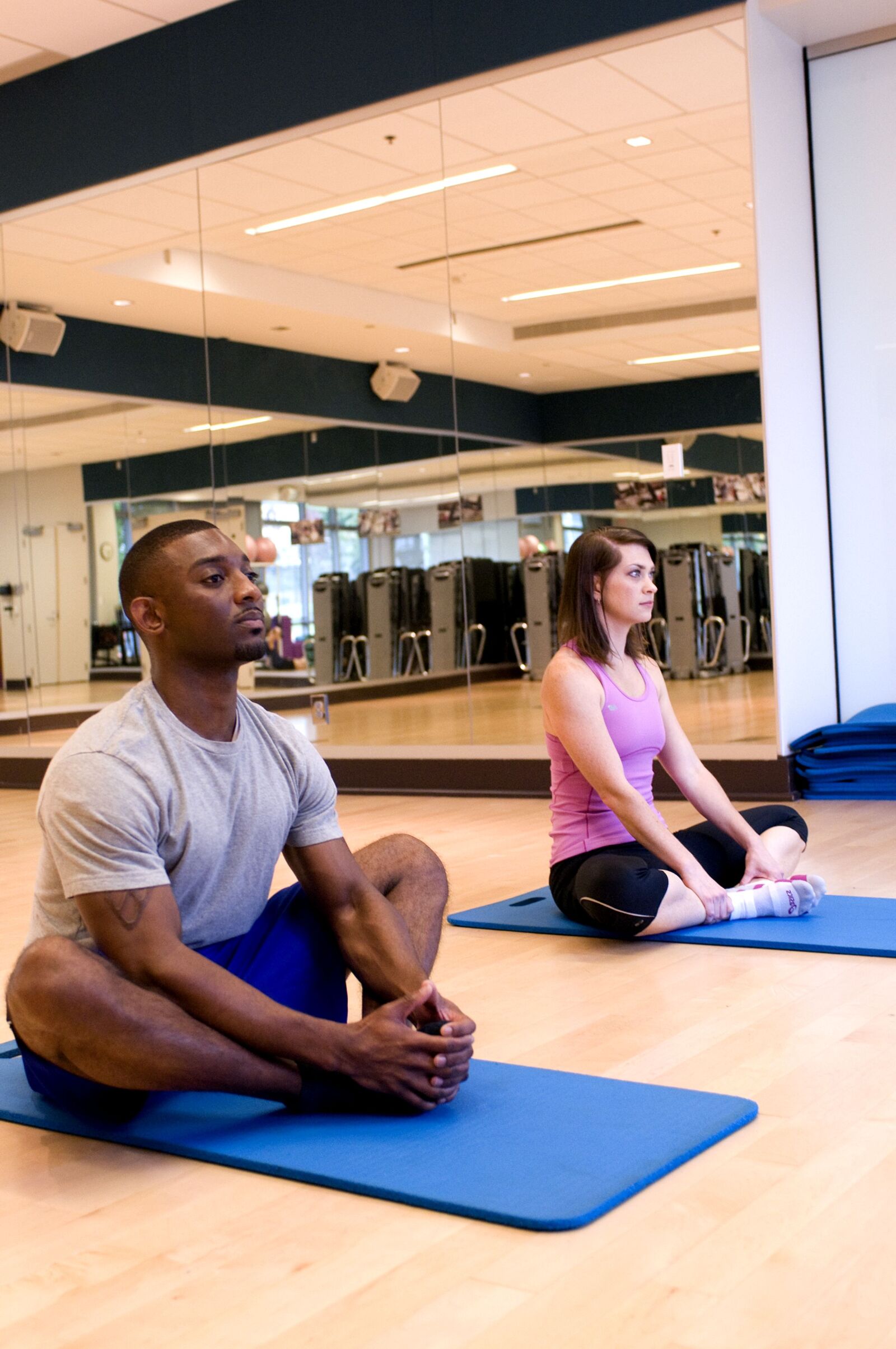 Nikon D300 sample photo. Young male, female, fitness photography