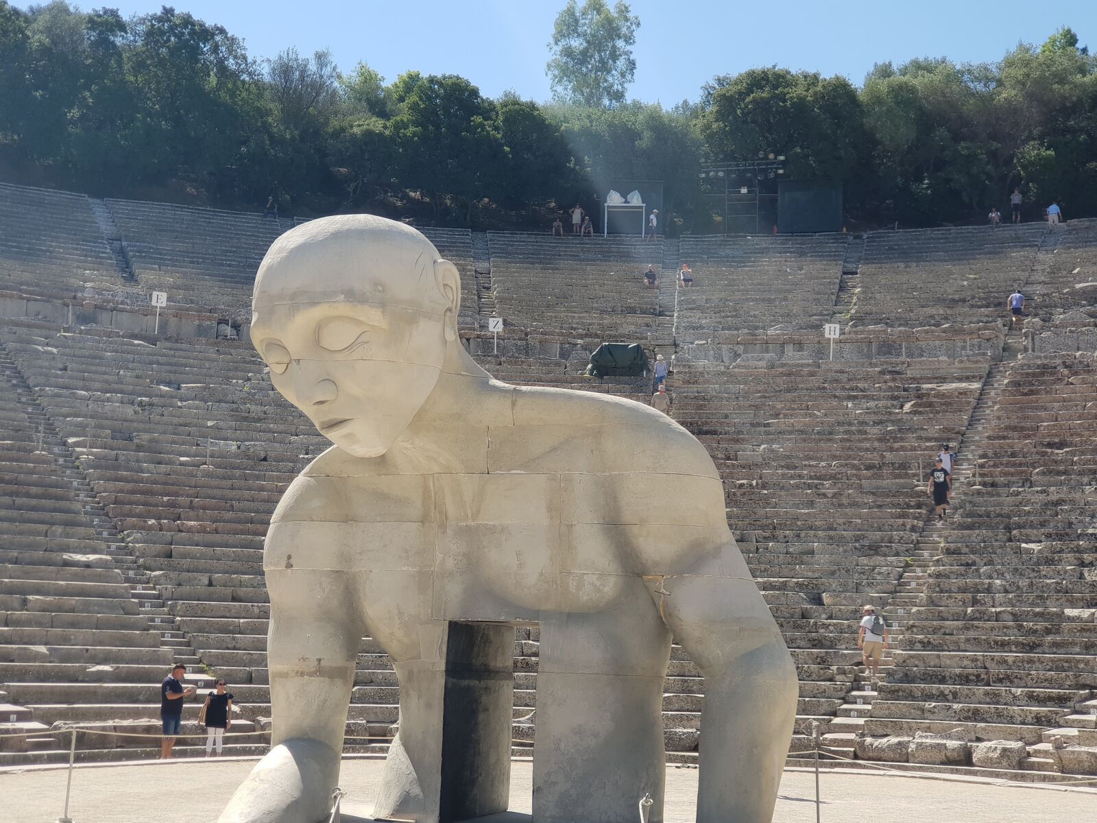 Samsung Galaxy S9+ sample photo. Epidaurus, greece, amphitheater photography