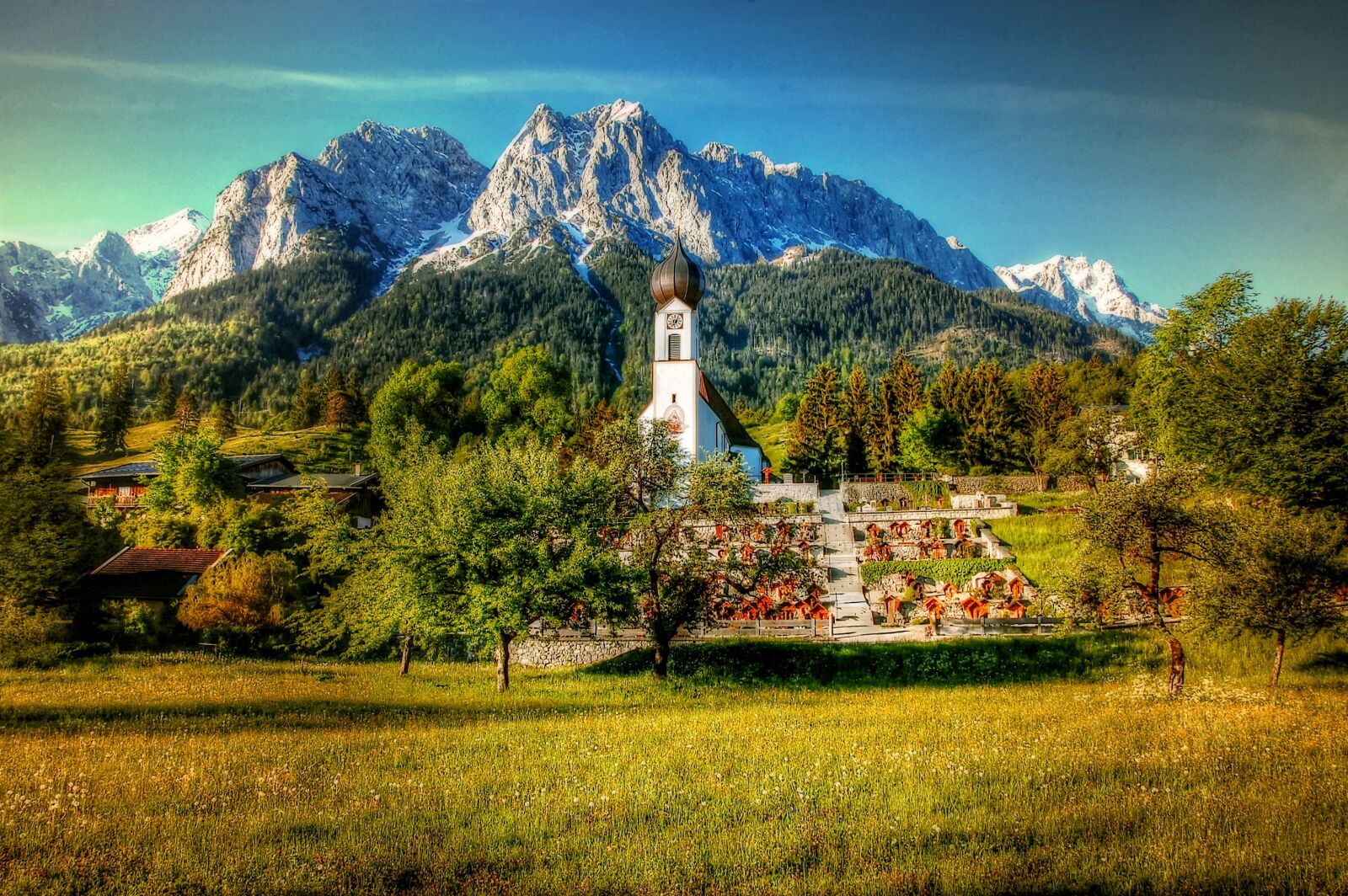 Nikon D40 sample photo. Grainau, zugspitze, bavaria photography