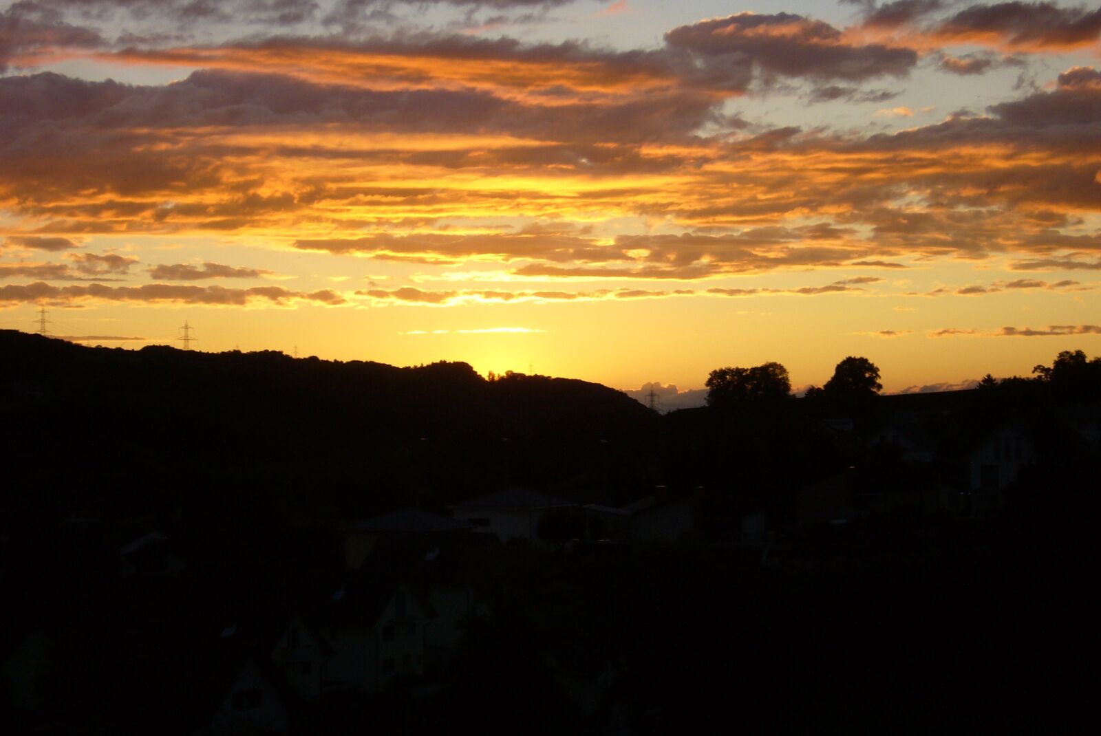 Panasonic DMC-LS3 sample photo. Switzerland, mood, sunset photography