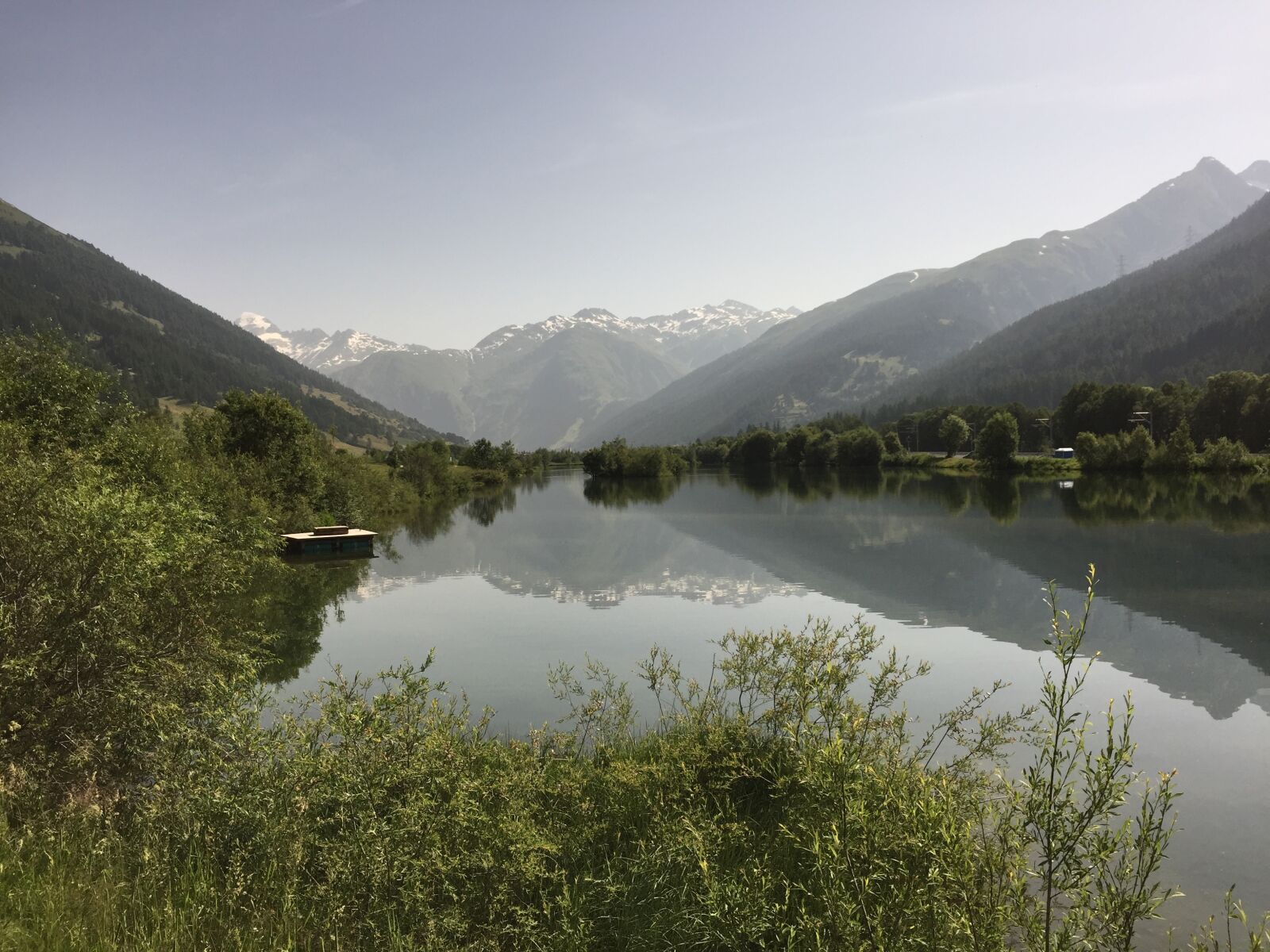 Apple iPhone 6 sample photo. Mountains, lake, mirror photography