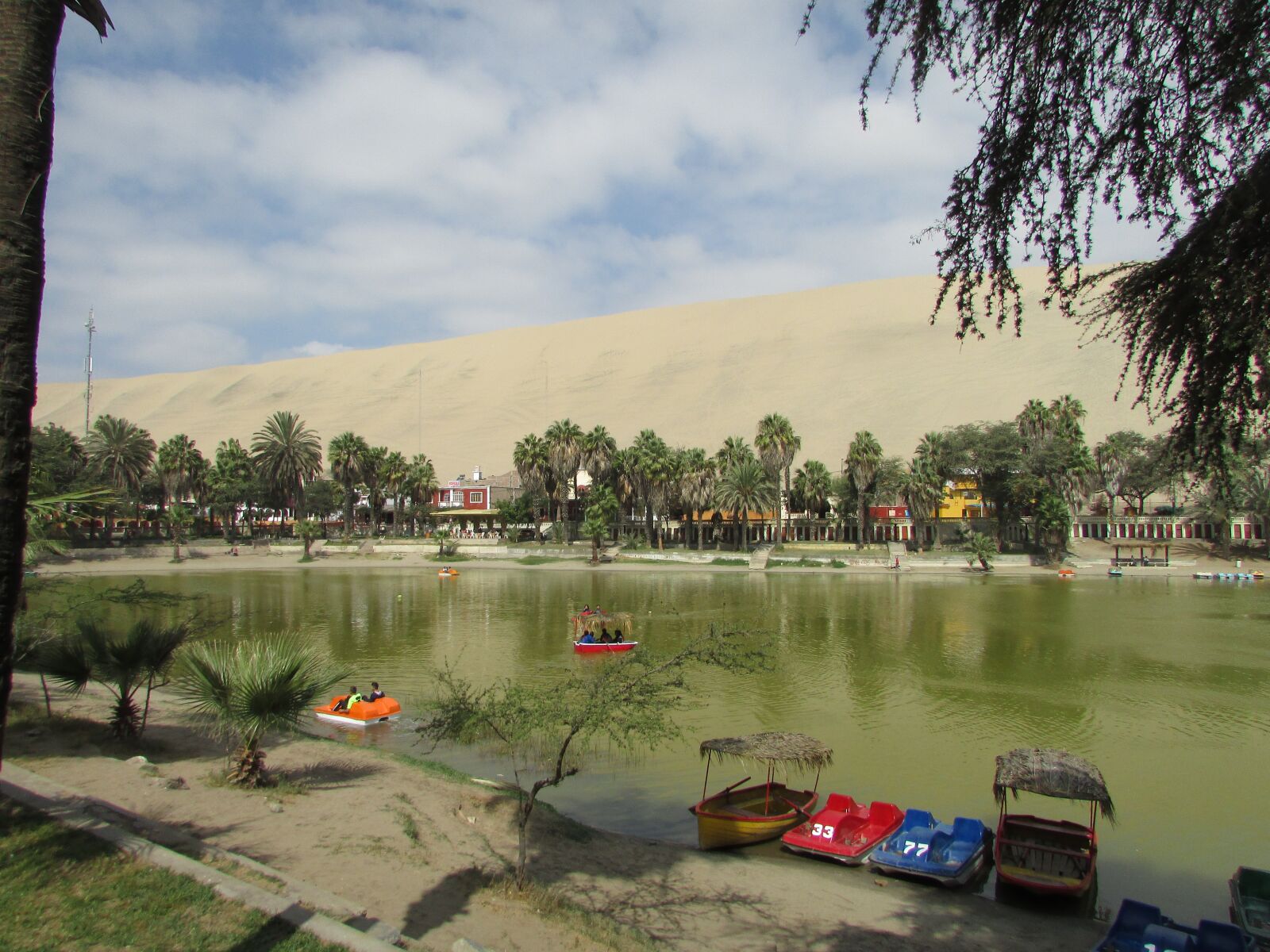 Canon PowerShot SX400 IS sample photo. Huacachina, peru, sun photography