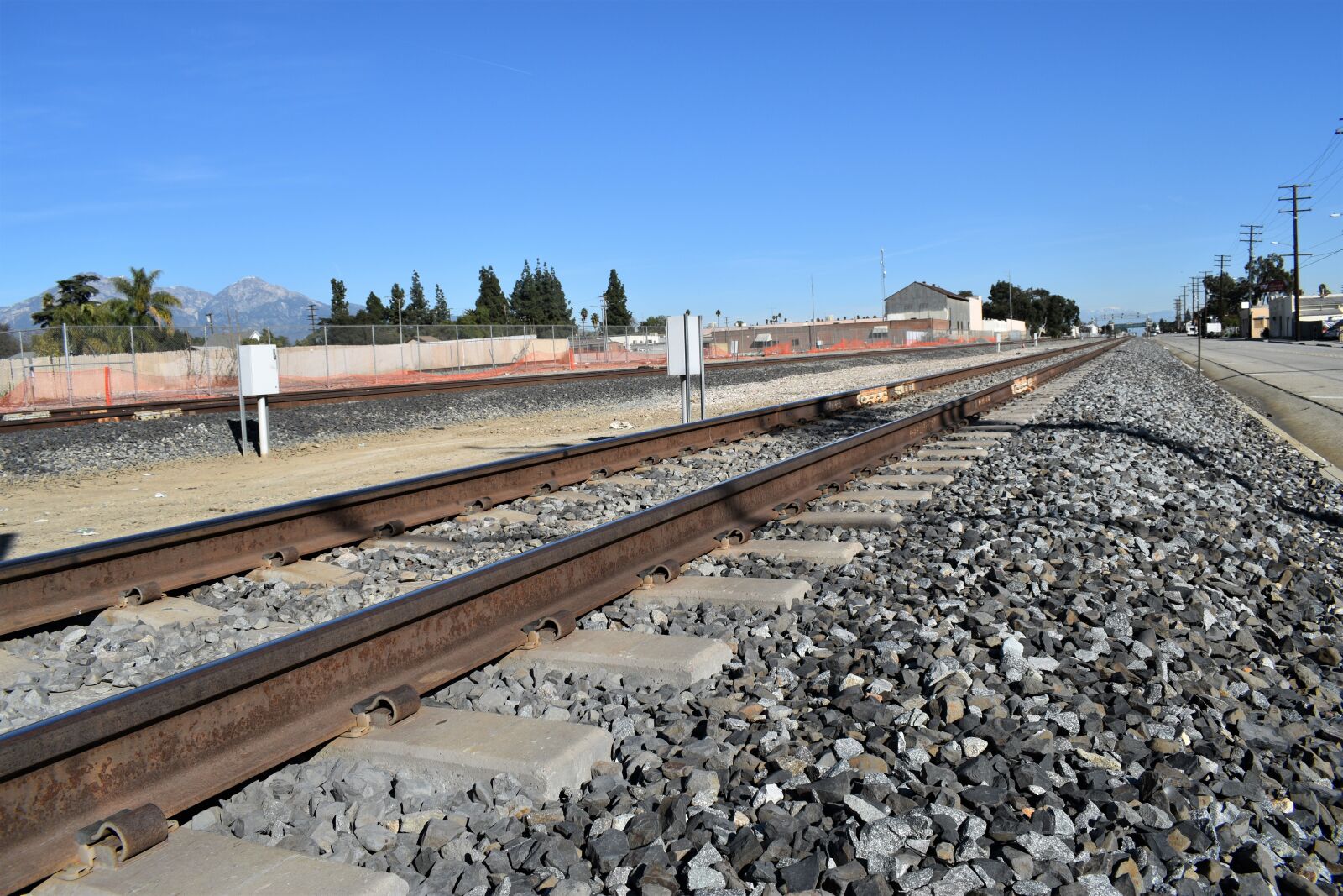 Nikon D3500 sample photo. Track, railroad, industrial photography