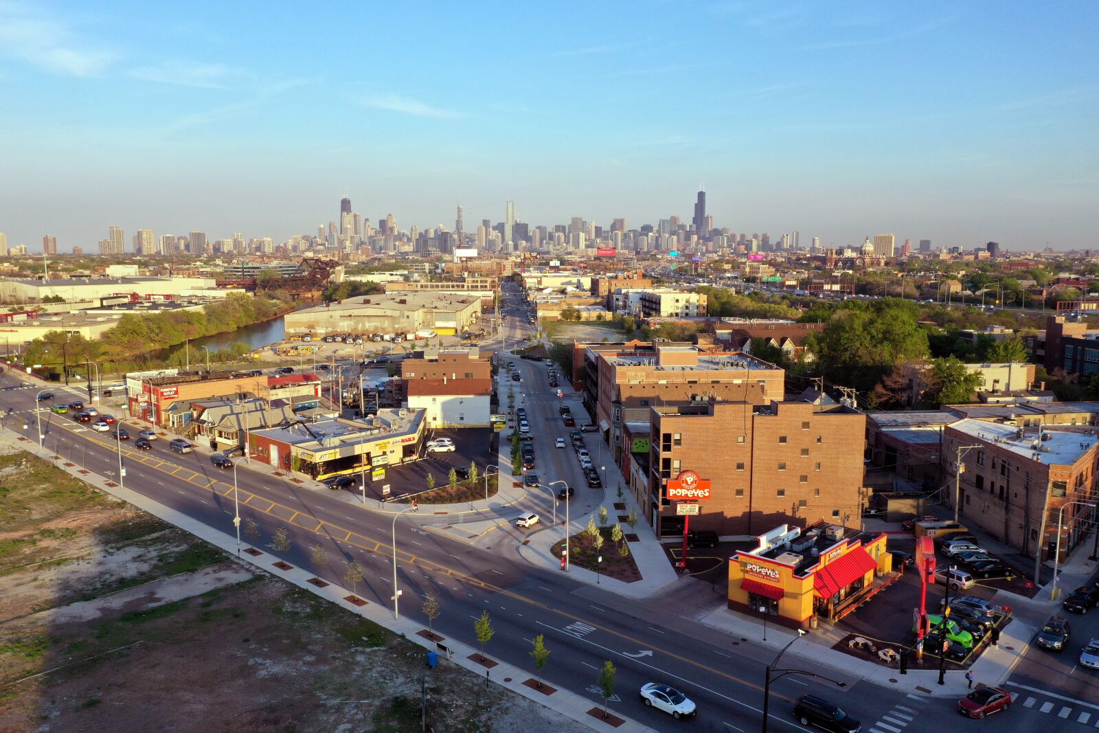 Hasselblad L1D-20c sample photo. Chicago, west side, smog photography