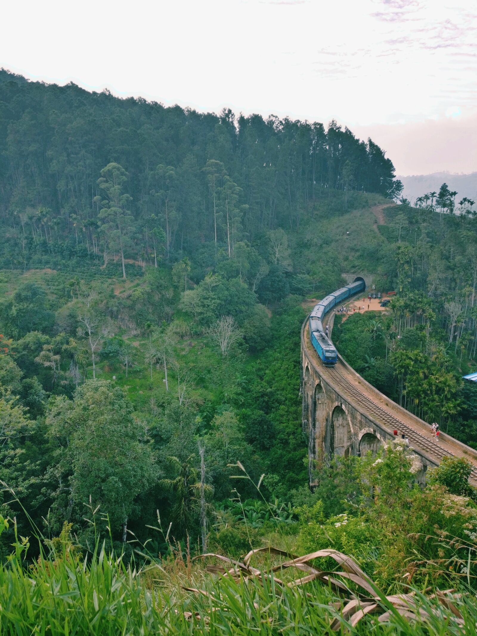 OnePlus A3003 sample photo. Train, bridge, nature photography
