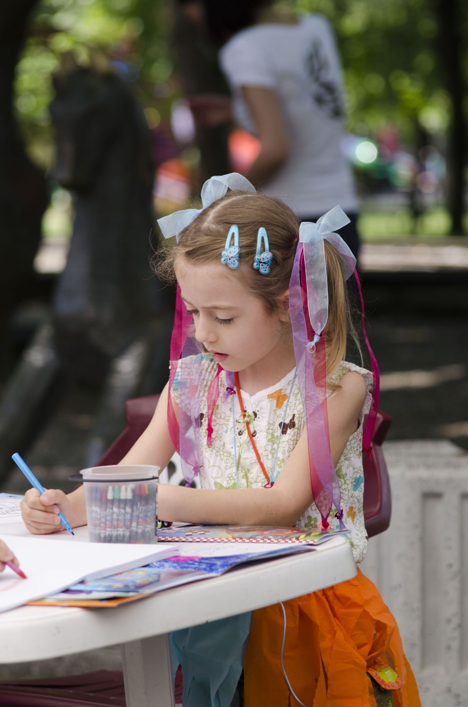 Nikon D5100 sample photo. Kid, drawing, child photography