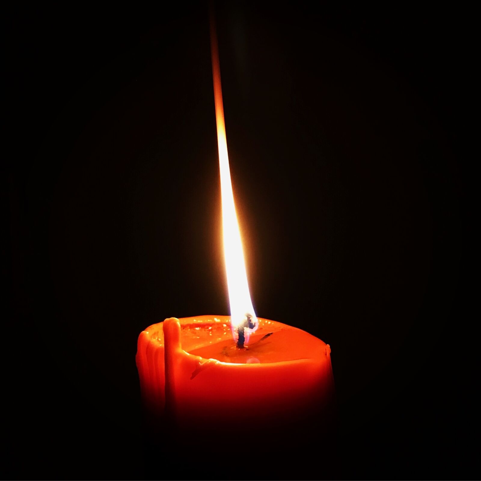 Apple iPhone 7 sample photo. Candle, fire, flame photography