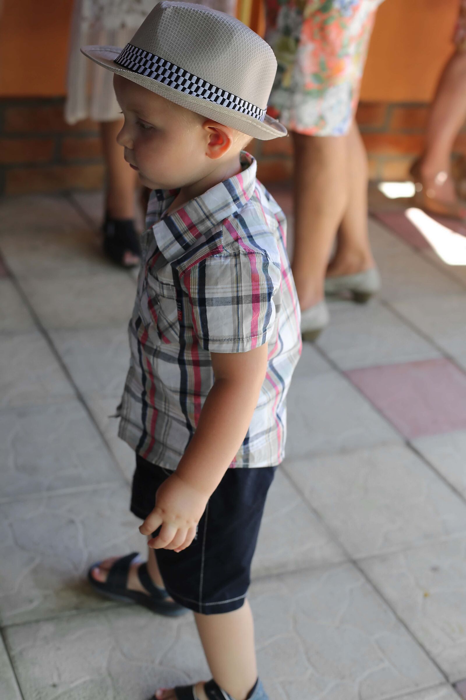 Canon EF 50mm F1.4 USM sample photo. Baby, boy, hat, child photography