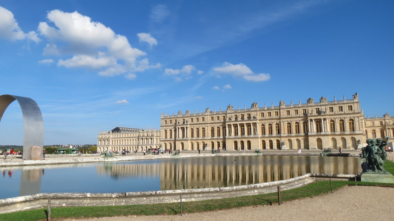 Canon PowerShot SX40 HS sample photo. Mirror, basin, versailles photography