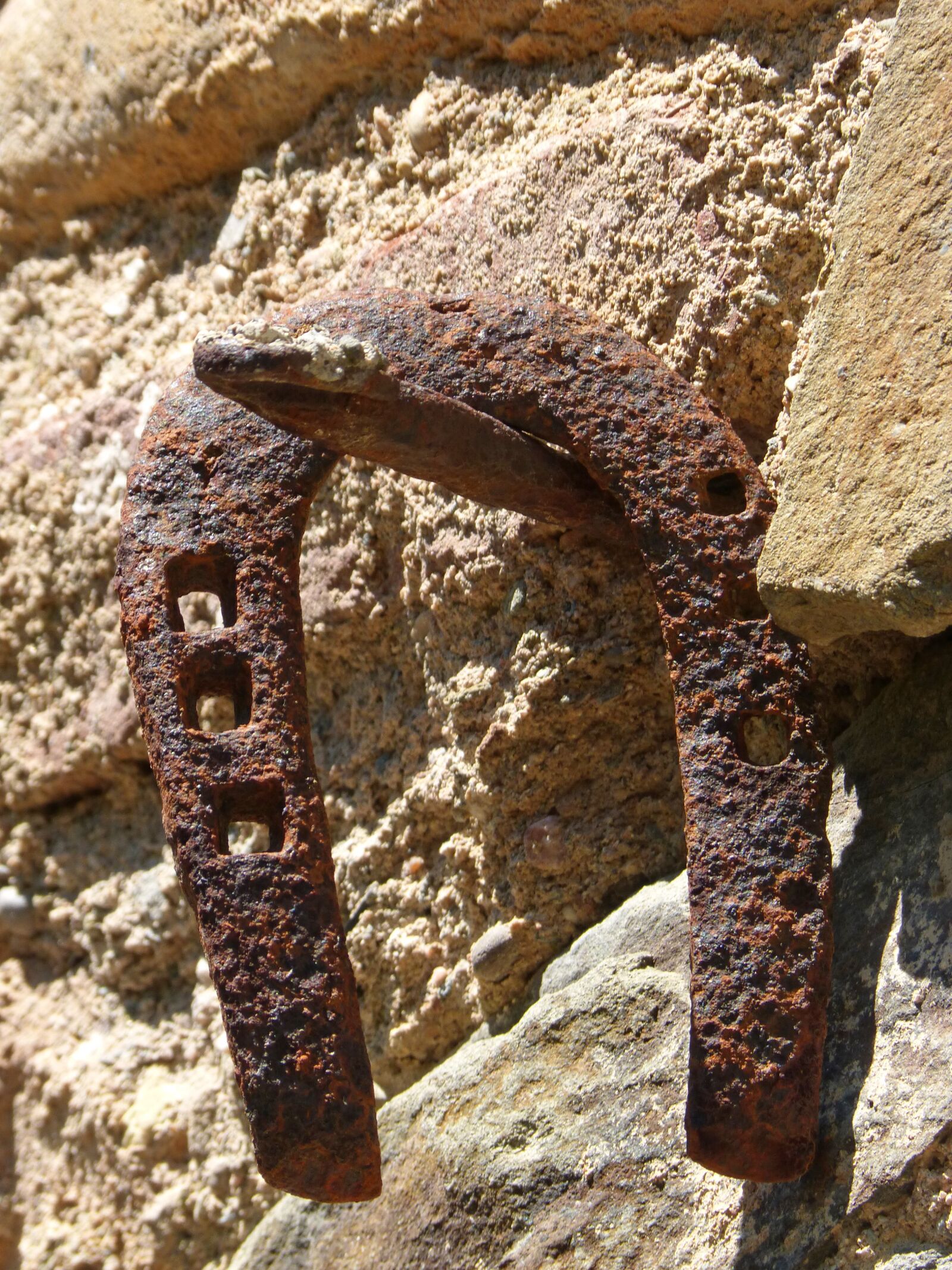 Panasonic DMC-FZ62 sample photo. Horseshoe, old, rusty photography