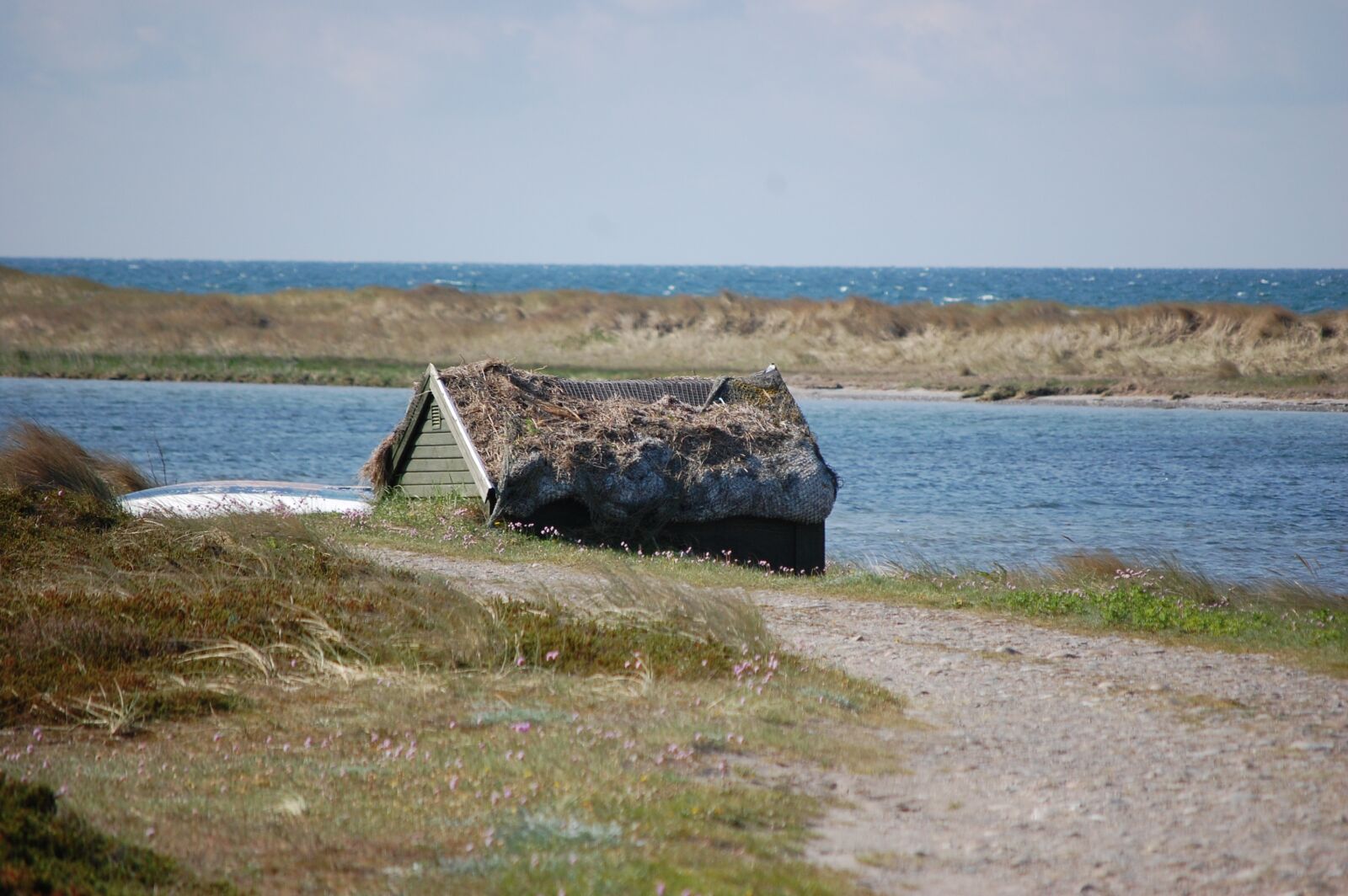 Nikon D40 sample photo. Læsø, old, house photography