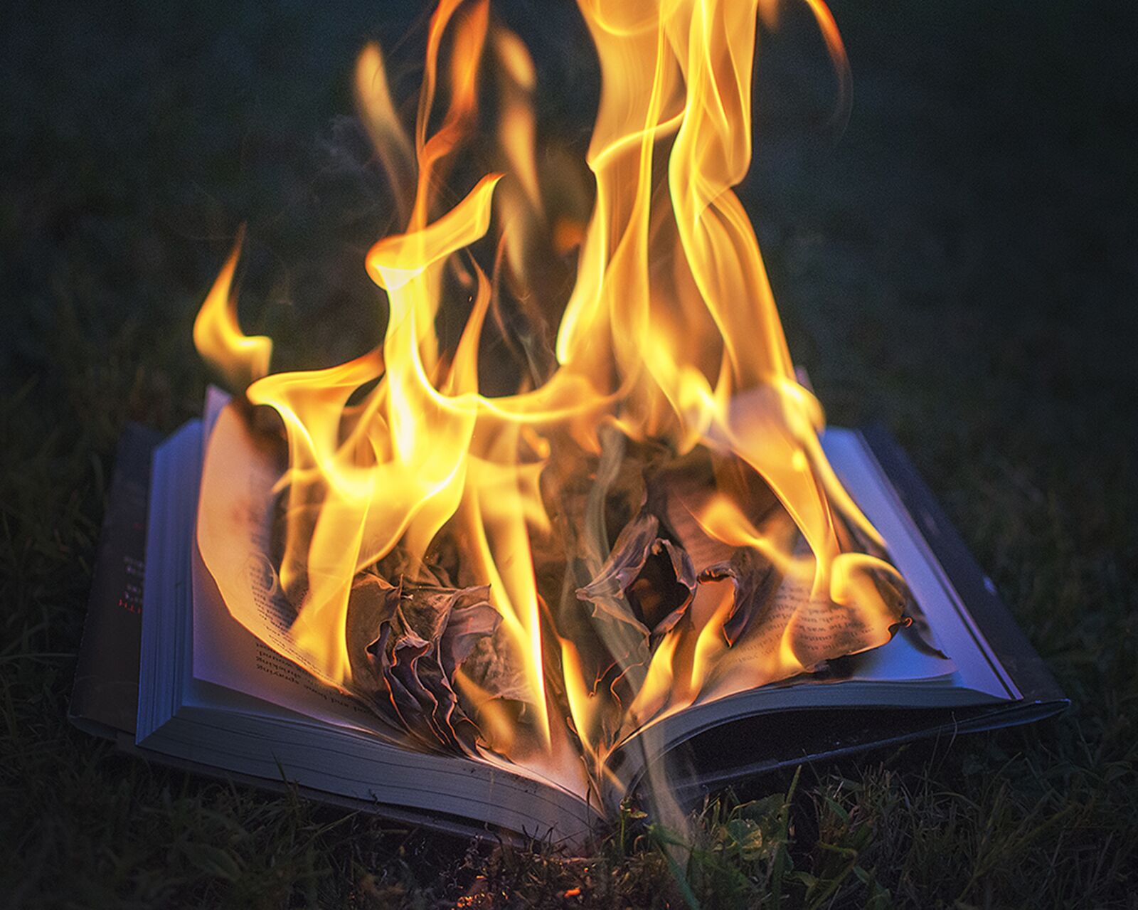 Nikon D5100 sample photo. Bible, fire, book photography