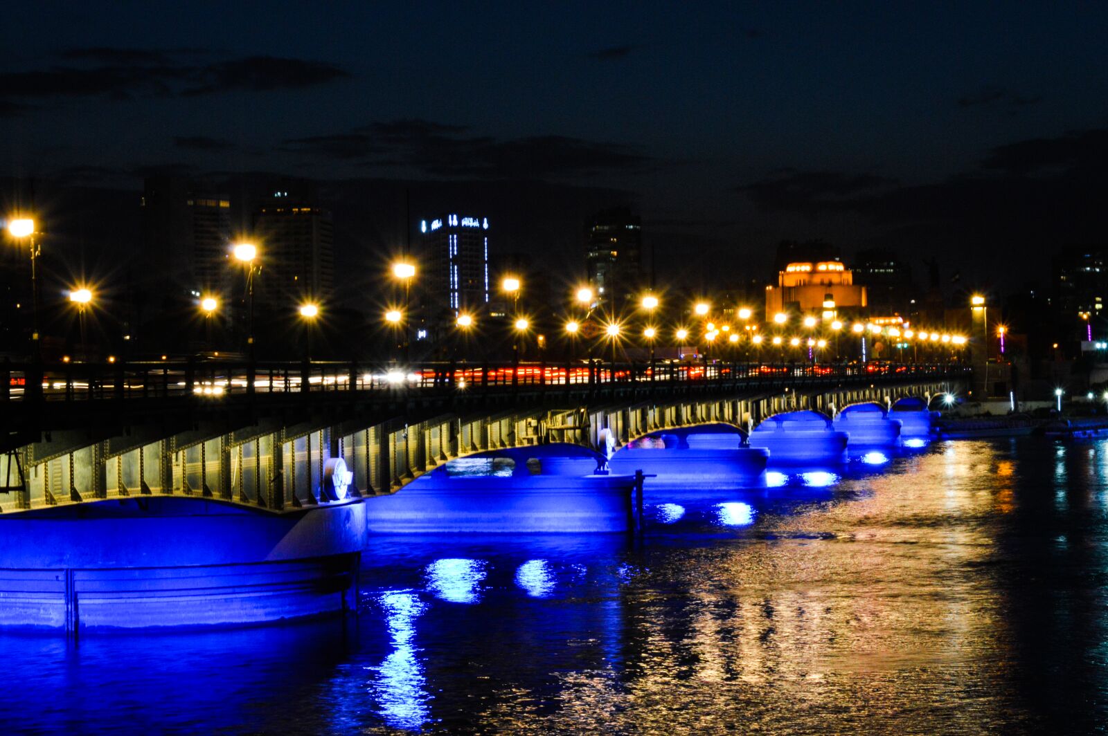 Nikon D3200 sample photo. Blue, bridge, city, city photography