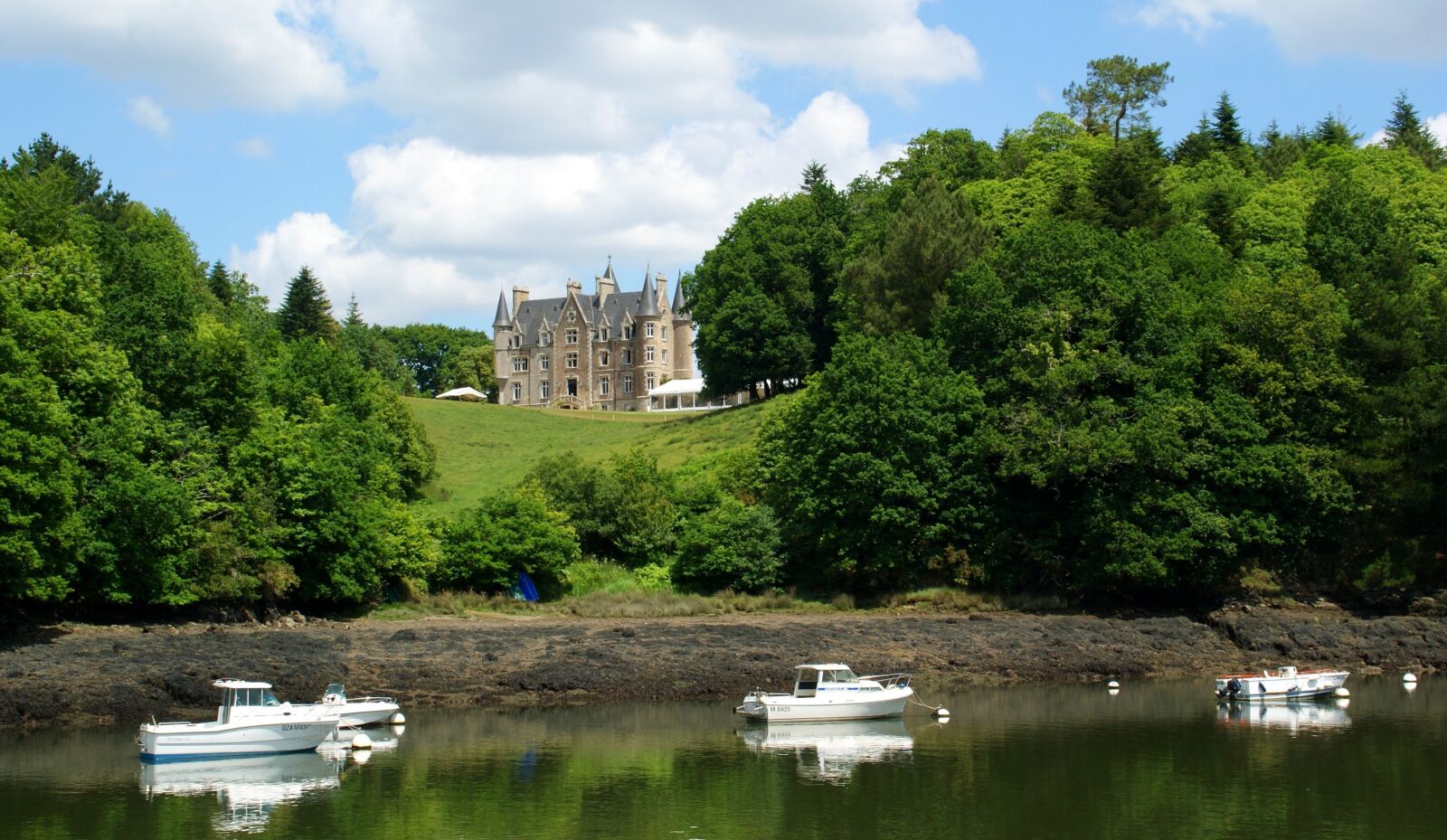 Sony Alpha DSLR-A230 sample photo. Brittany, odet, castle photography