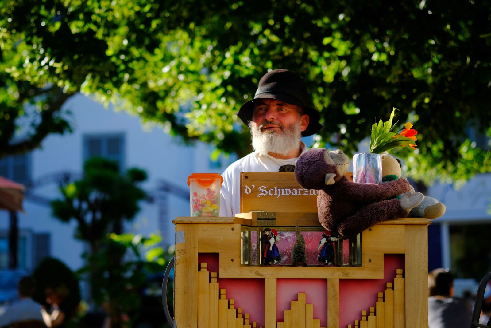 Fujifilm X-T20 sample photo. Barrel organ, music, old photography