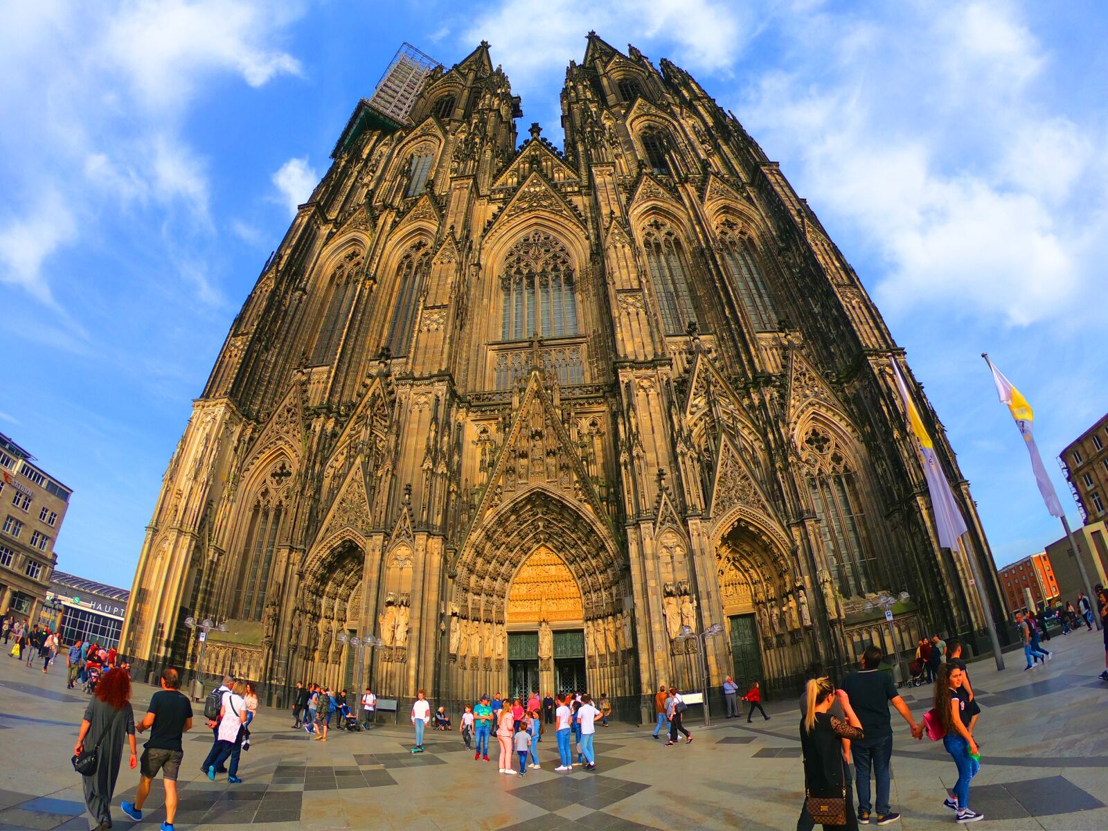 GoPro Hero6 Black sample photo. Cologne cathedral, domplatte, k photography