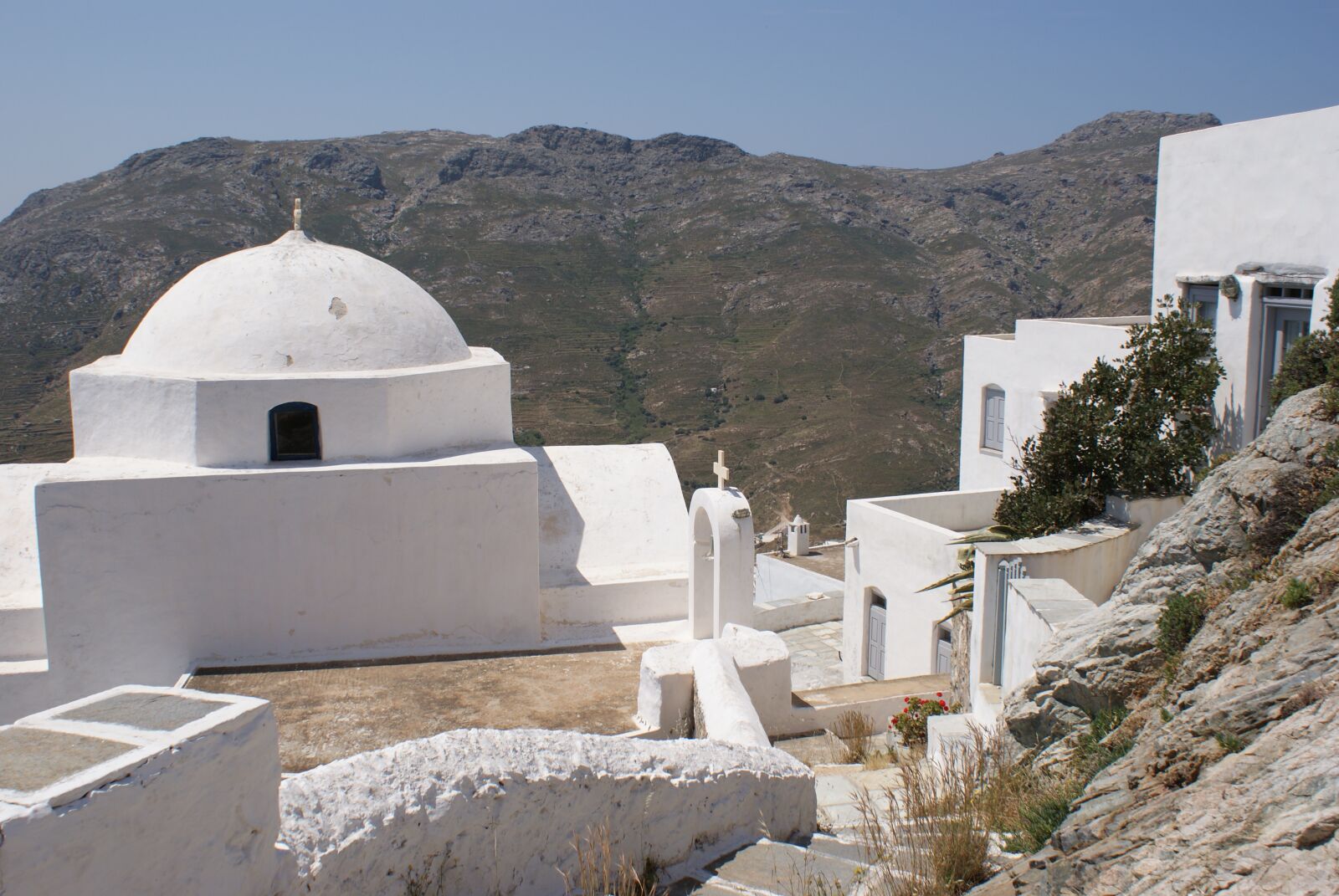 Sony Alpha DSLR-A200 sample photo. Church, cyclades, greece photography