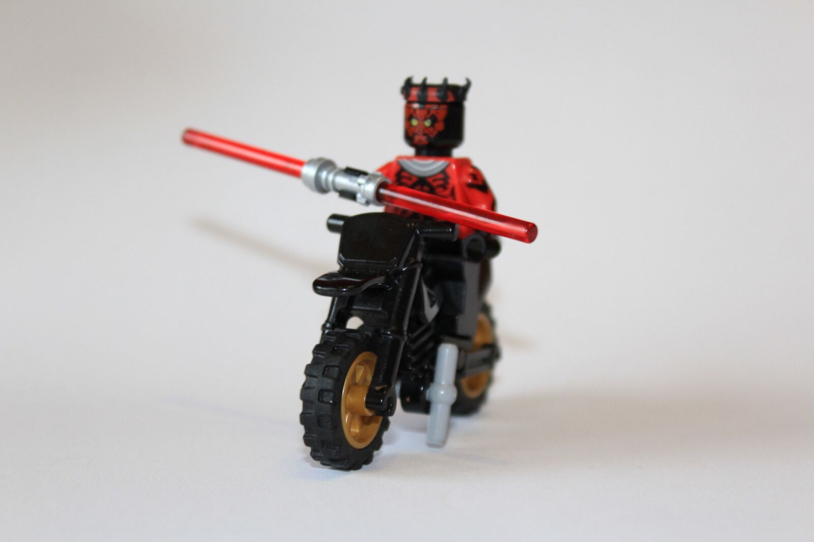 Canon EF-S 18-55mm F3.5-5.6 III sample photo. Lego, motorcycle, toys photography