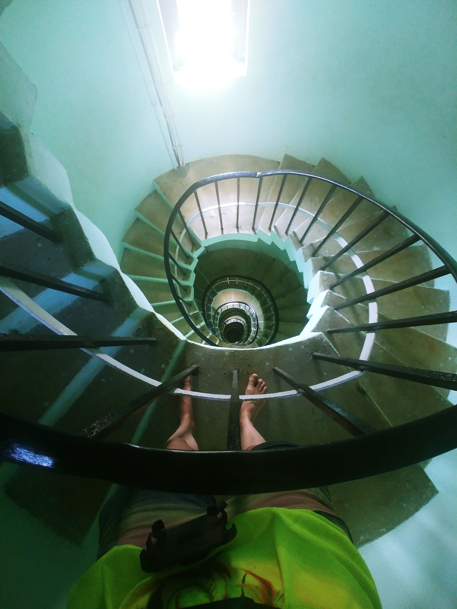 LG G6 sample photo. Spiral stairs, lighthouse, stairs photography