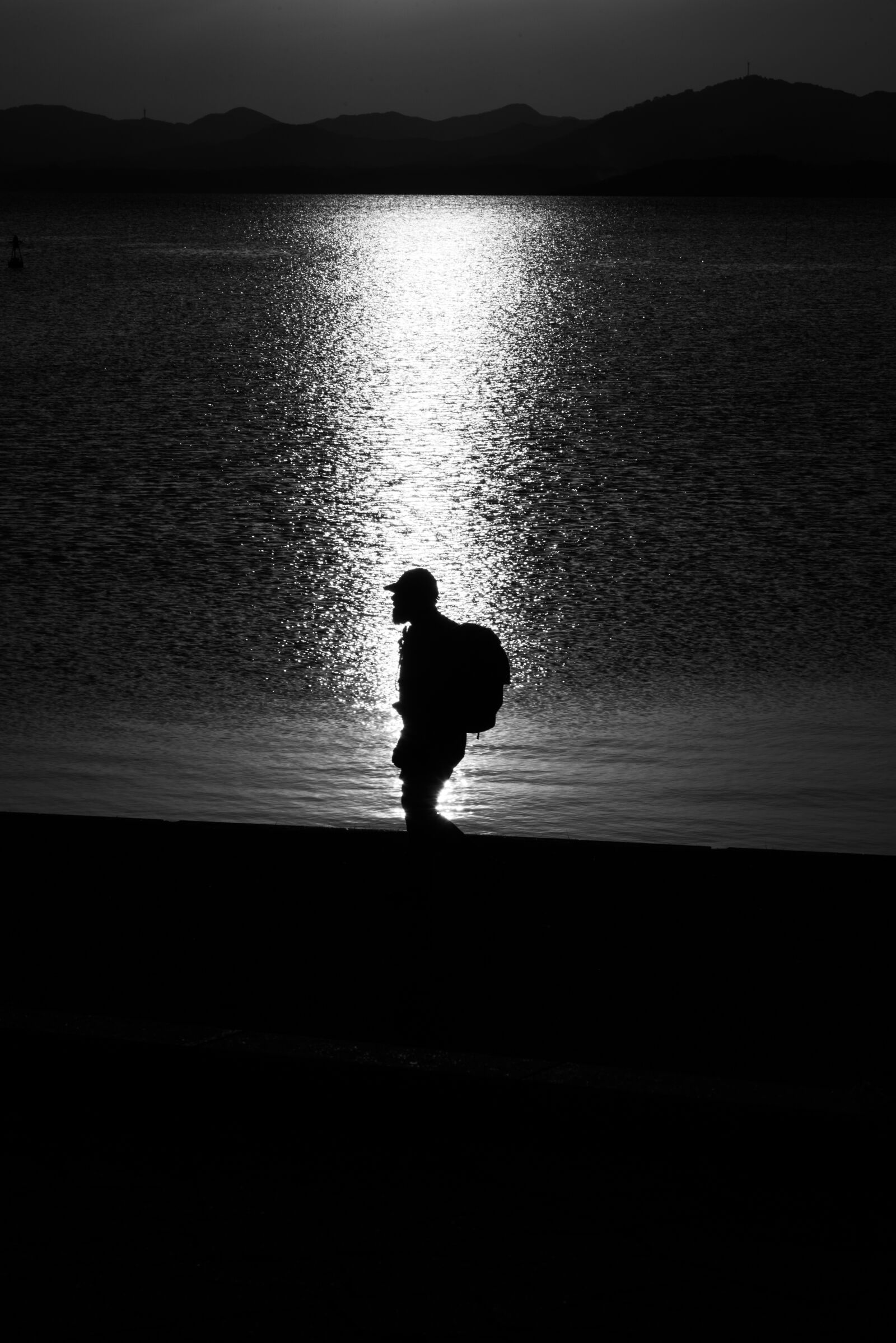 Nikon D750 sample photo. Shadow, man, alone photography