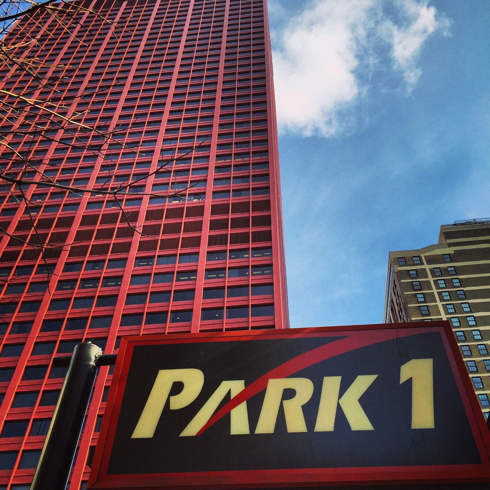 Apple iPhone 6 sample photo. Building, parking, city photography