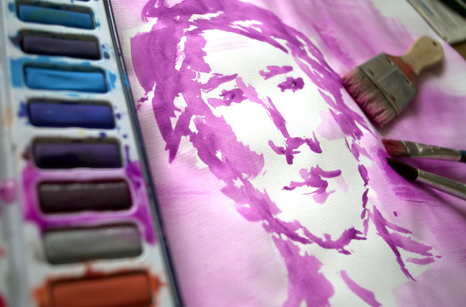 Pentax K-30 sample photo. Paint, color, portrait photography