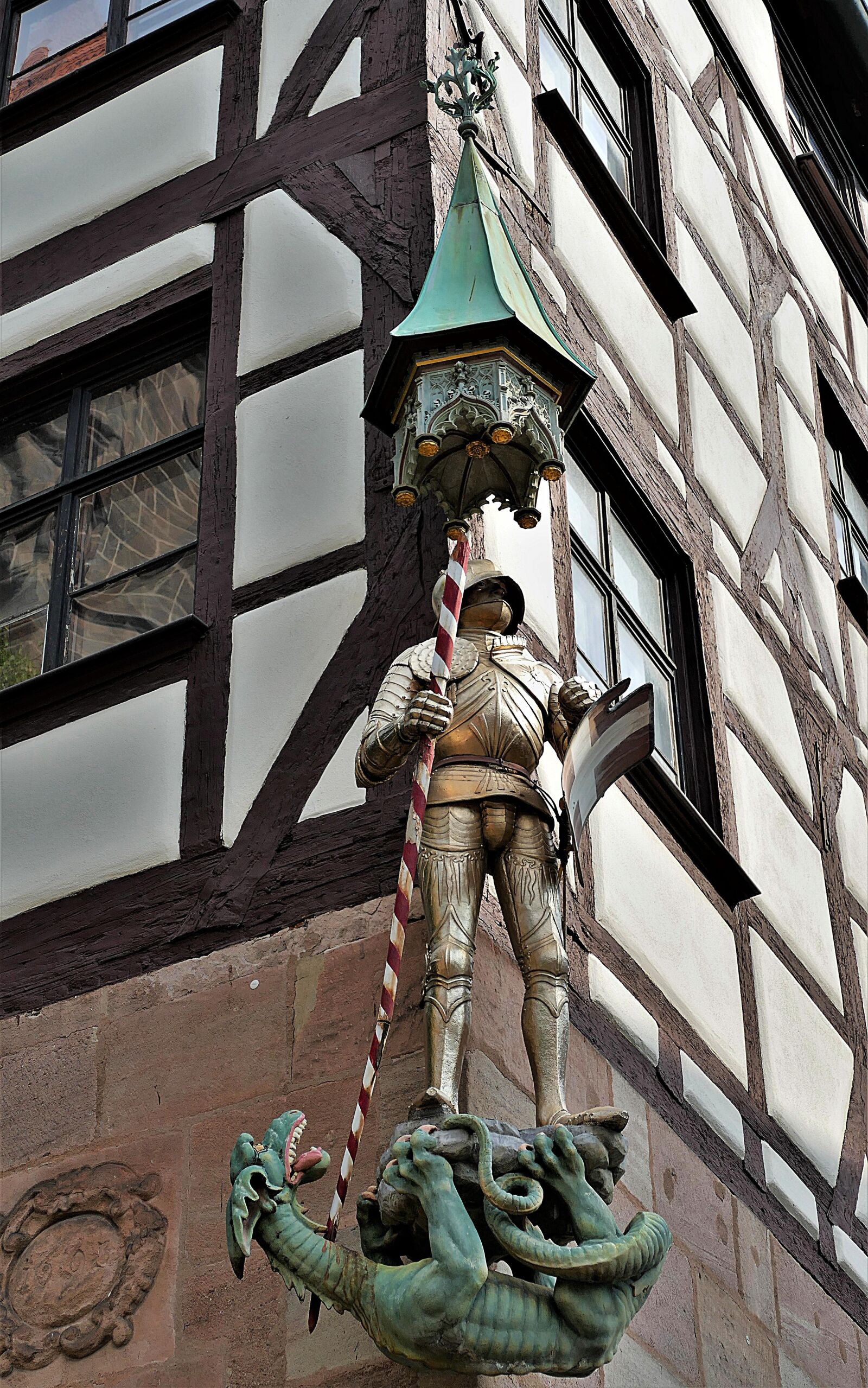Panasonic Lumix DMC-FZ1000 sample photo. Statue, st, georg photography
