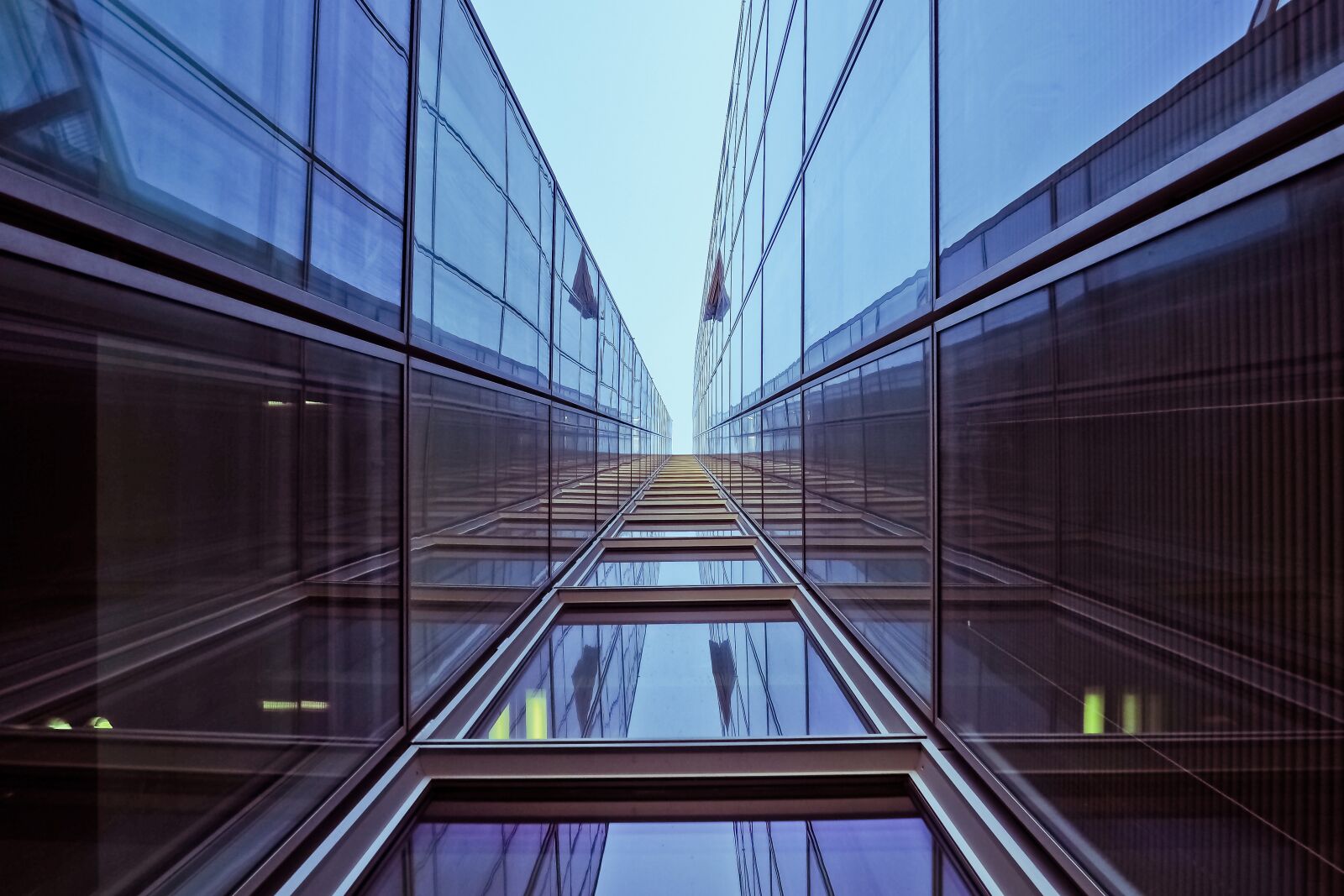 Olympus OM-D E-M10 sample photo. Architecture, glass, modern photography