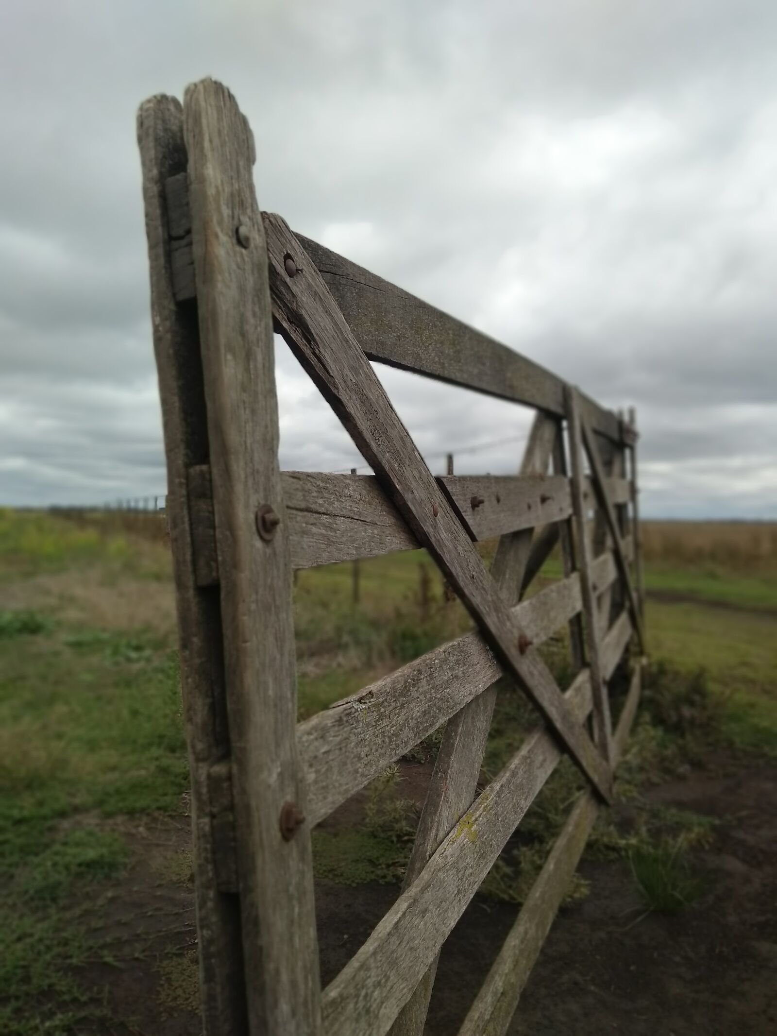 Motorola Moto G (5S) Plus sample photo. Gate, field, landscape photography
