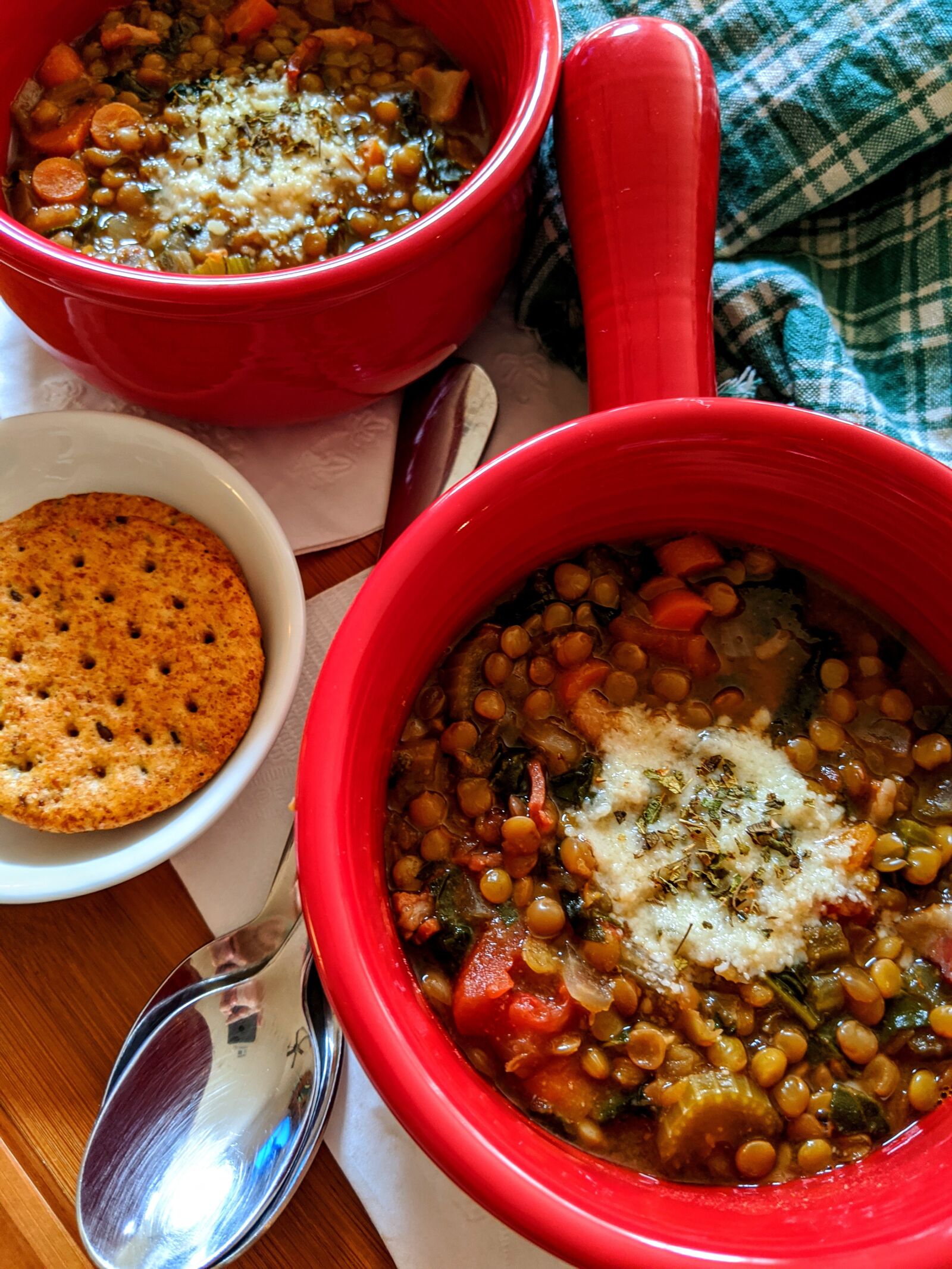 Google Pixel 3 XL sample photo. Lentil soup, soup, lentils photography
