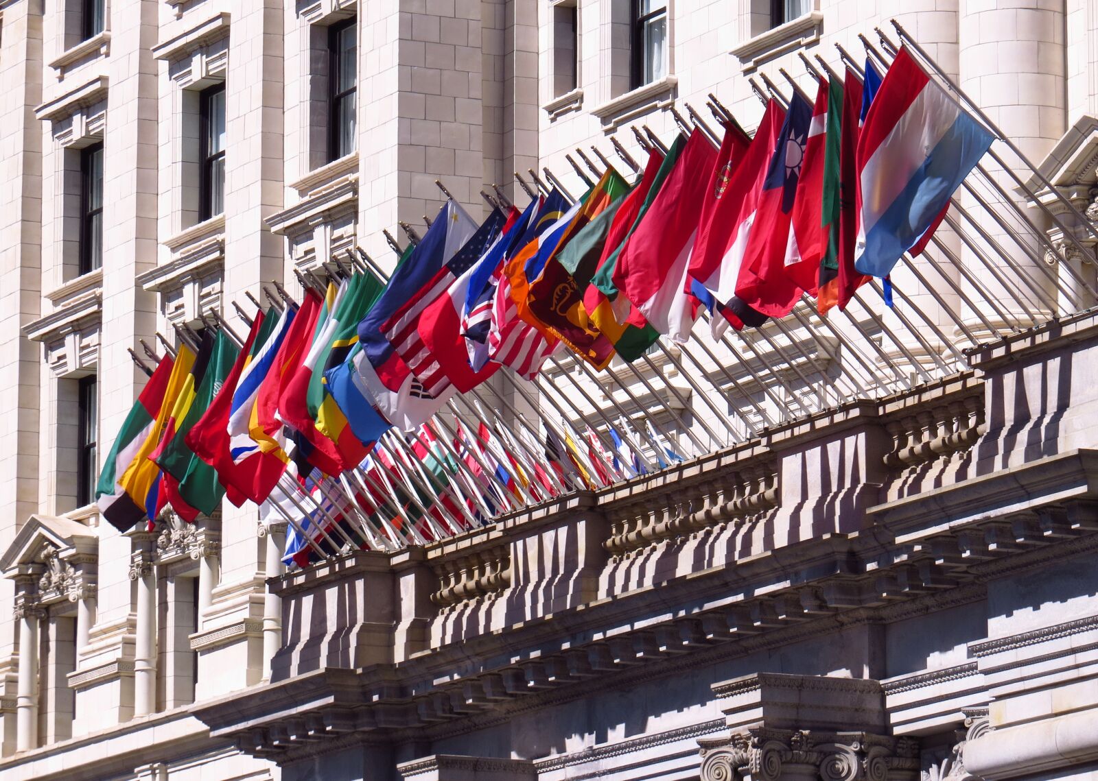 Canon PowerShot SX50 HS sample photo. Flags, multicultural, international photography