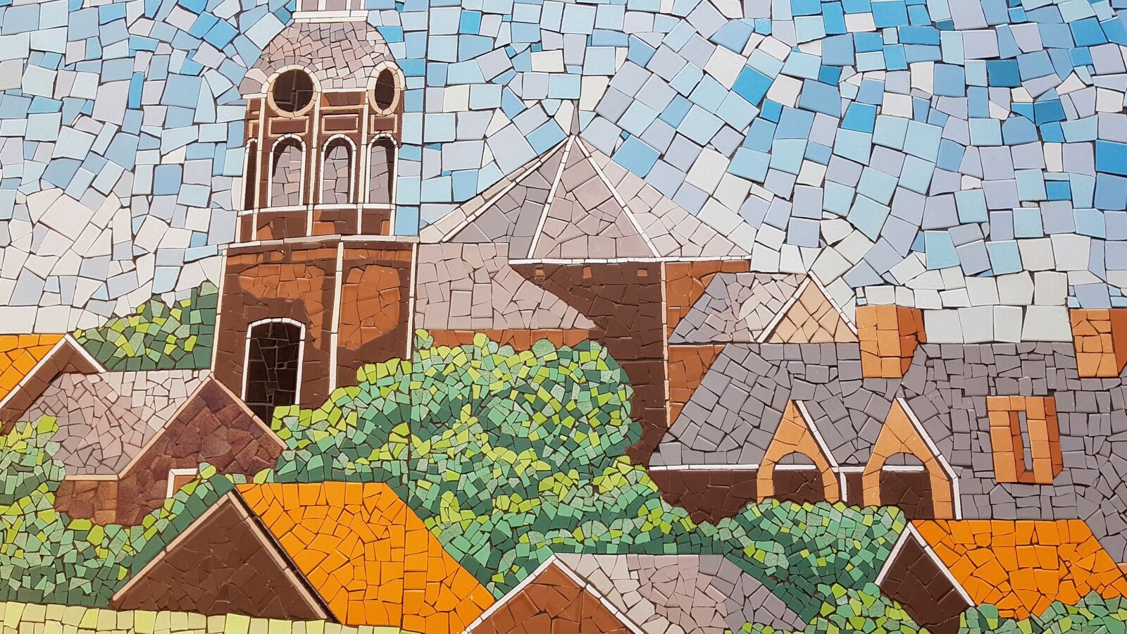Samsung Galaxy S7 Edge sample photo. Mosaic, leuven, wall photography