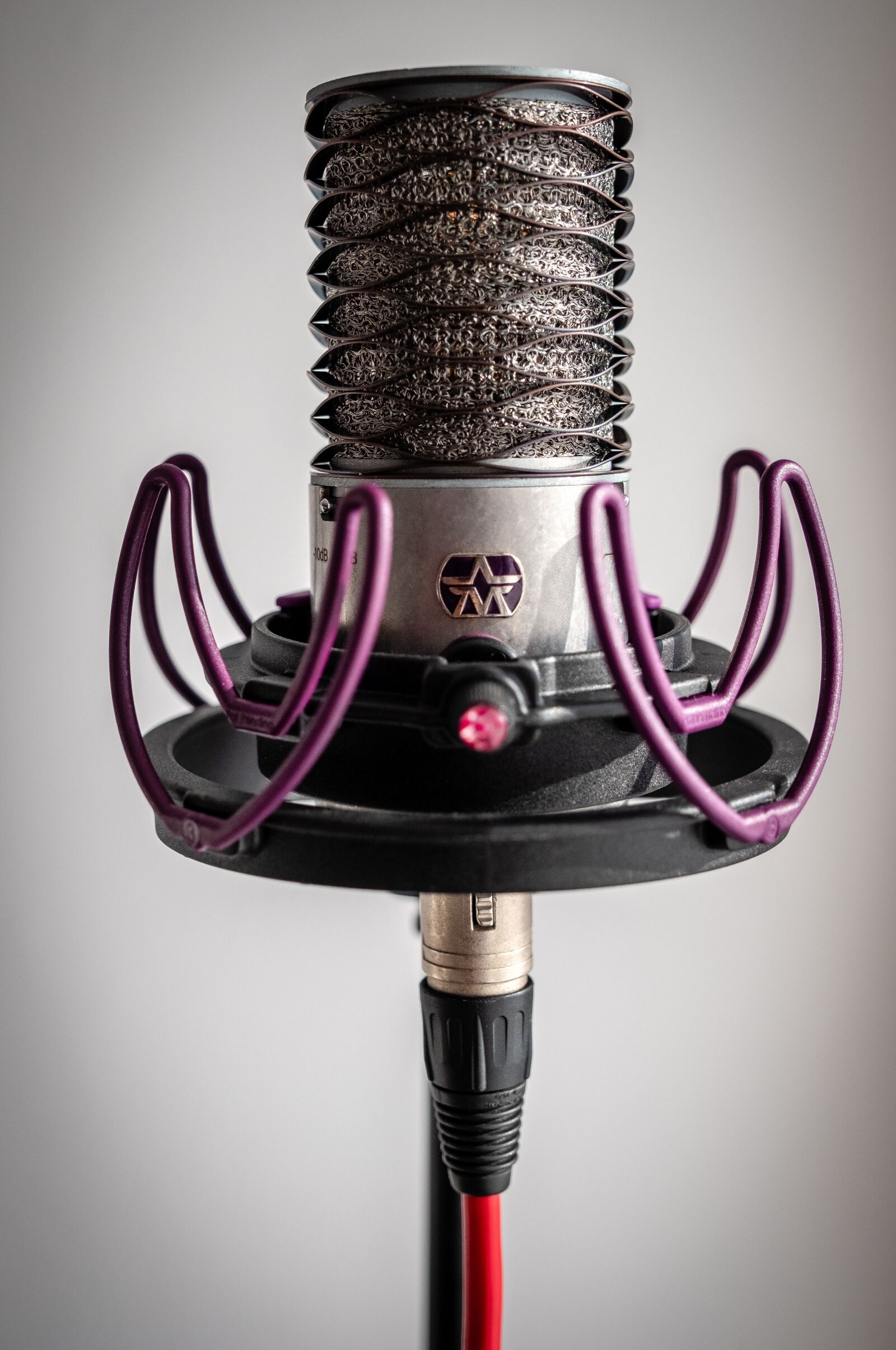 Fujifilm X-T2 sample photo. Microphone, aston origin, spindle photography