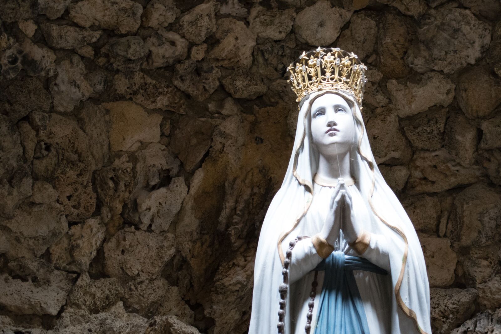 Nikon D5300 sample photo. Madonna, statue, holy photography