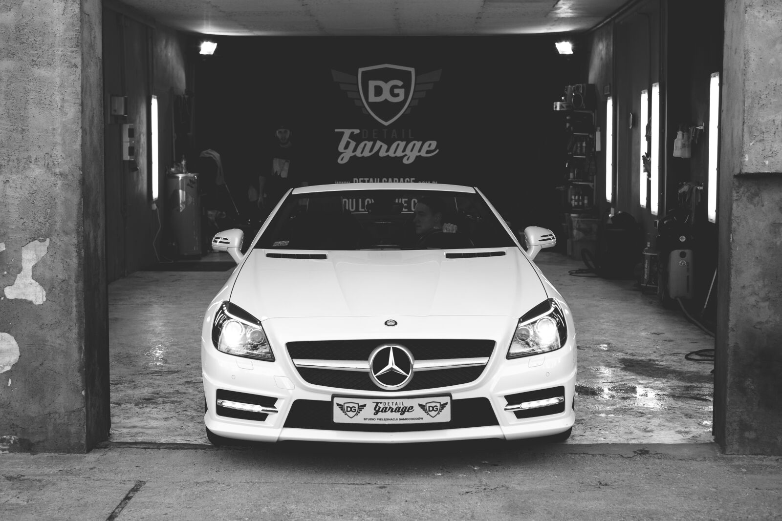 Fujifilm X-Pro1 sample photo. Car, mercedes, slk photography