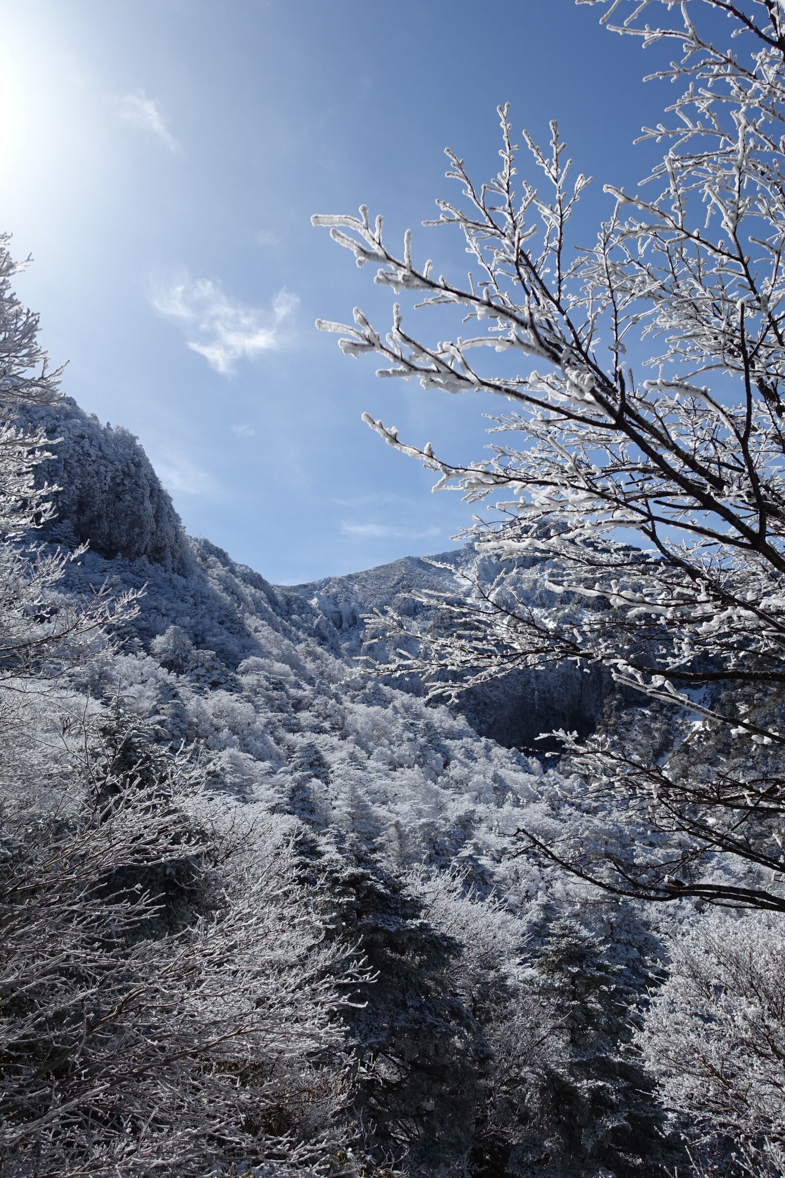 Sony Cyber-shot DSC-RX100 III sample photo. Winter, snow mountain, jeju photography