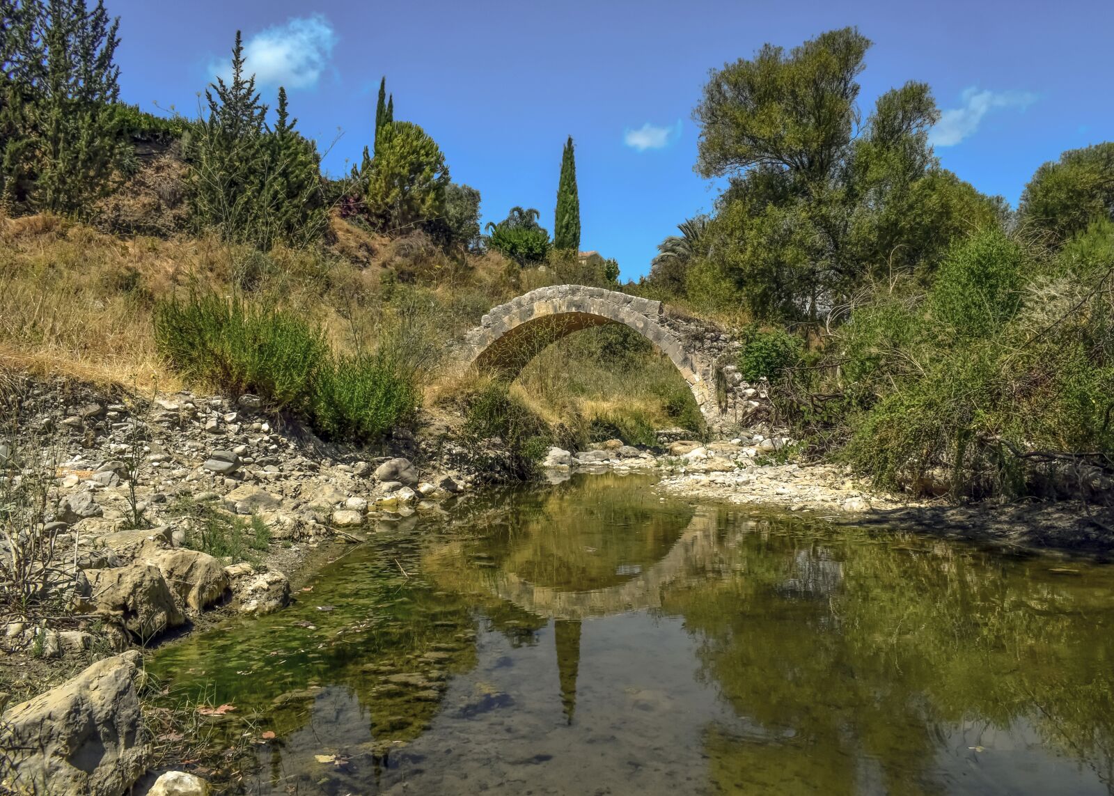 Nikon D3300 sample photo. Skarfos bridge, simos, cyprus photography