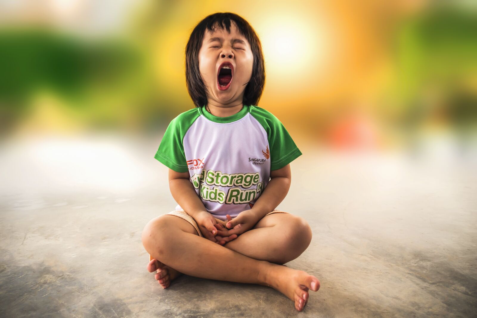 Canon PowerShot G7 X sample photo. Yawning, little girl, yawn photography