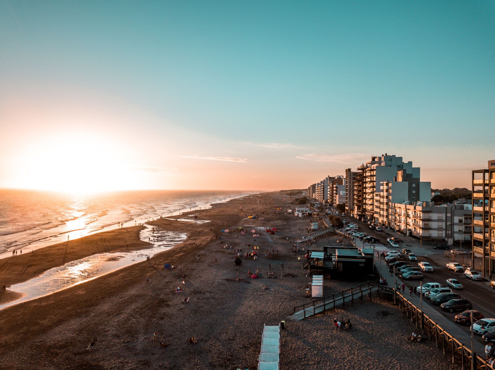 DJI FC220 sample photo. Sunset, beach, costa photography