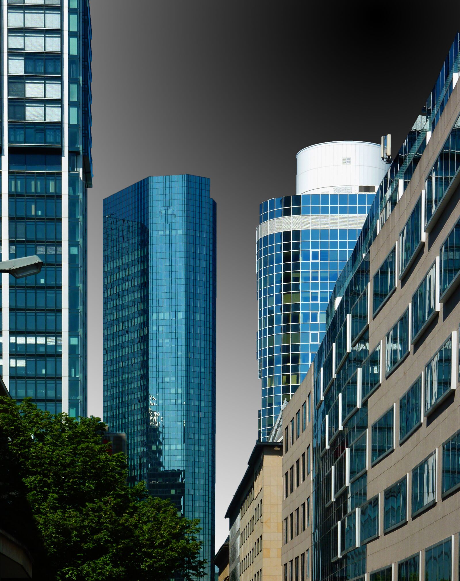 Panasonic DMC-TZ7 sample photo. Skyline, skyscraper, skyscrapers photography