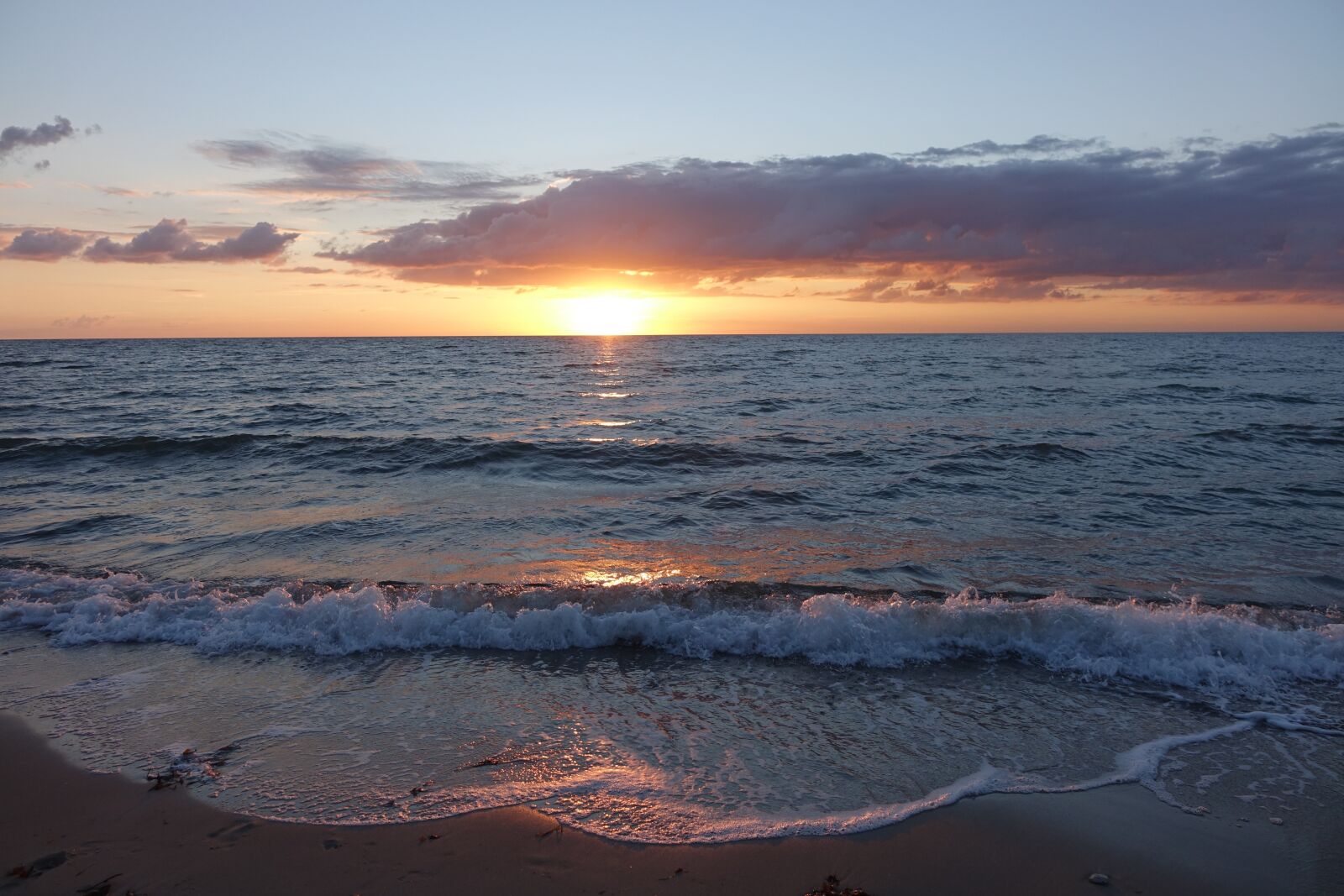 Sony Cyber-shot DSC-RX10 sample photo. Beach, denmark, sunset photography