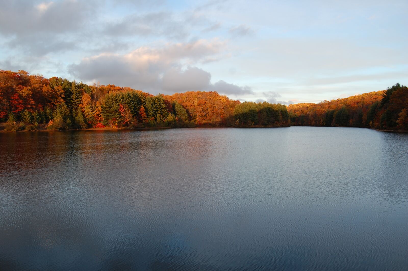 Nikon D40 sample photo. Fall, lake, view photography