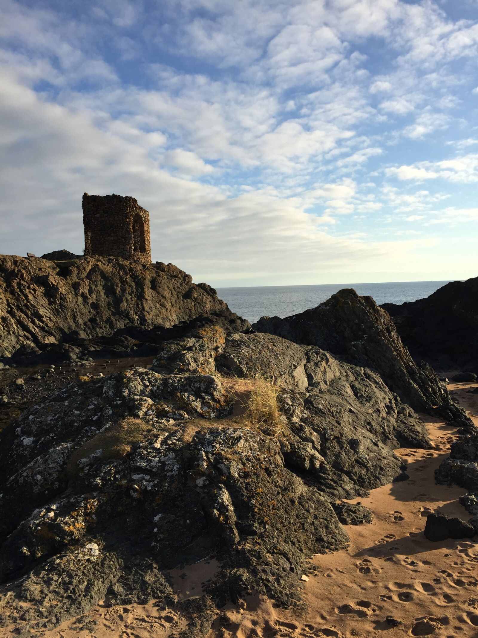 Apple iPhone 6 sample photo. Cloudy, sky, rocks, sand photography